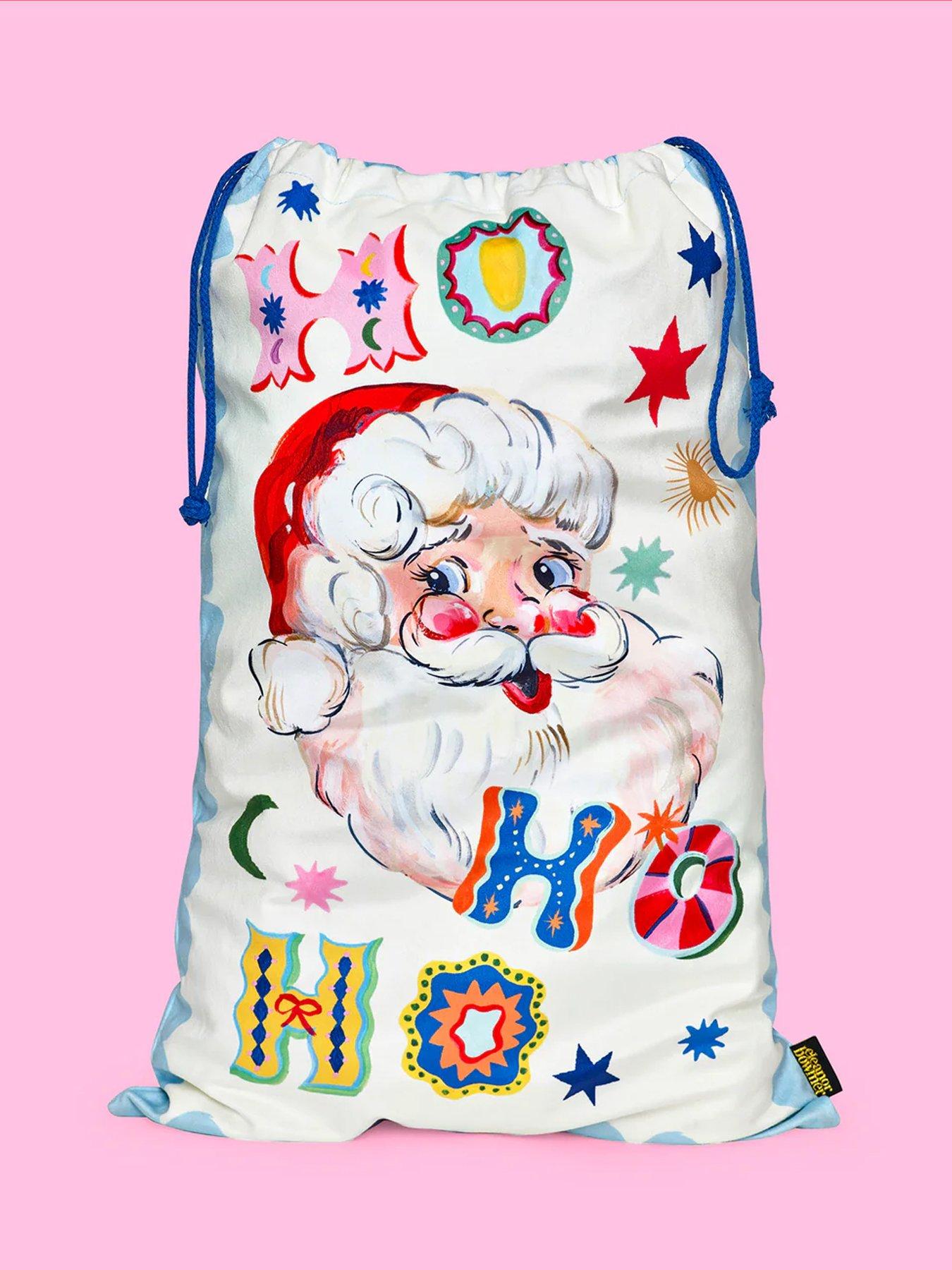  image of eleanor-bowmer-ho-ho-ho-velvet-santa-sack