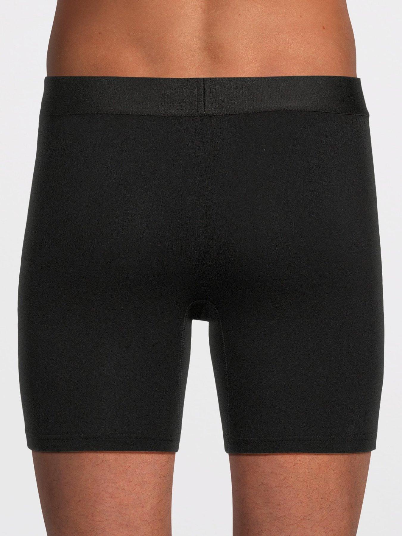  image of dsquared2-dsquared-sunset-chaser-logo-midi-trunks-black