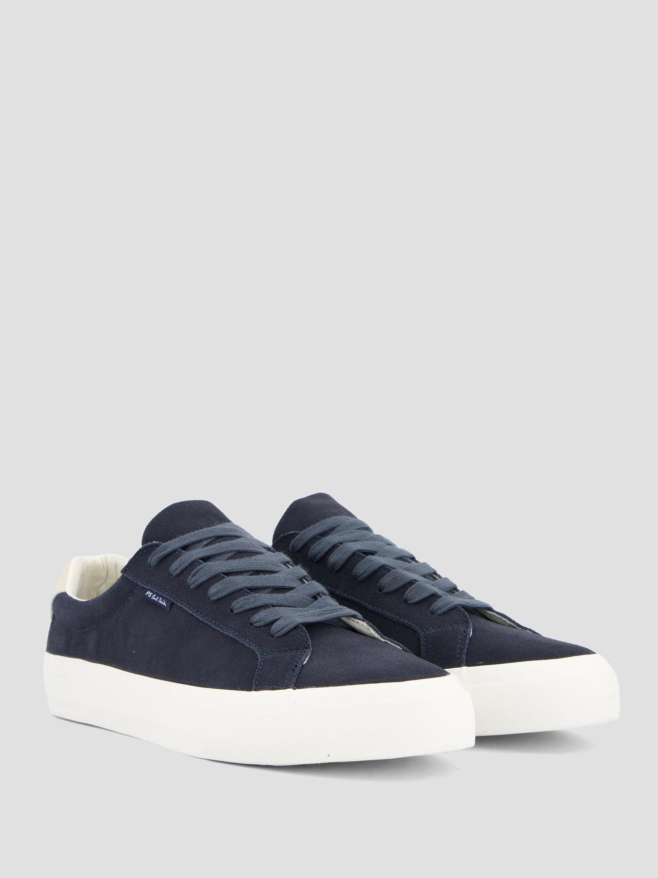 Image 6 of 7 of PS PAUL SMITH Amos Suede Trainers - Navy