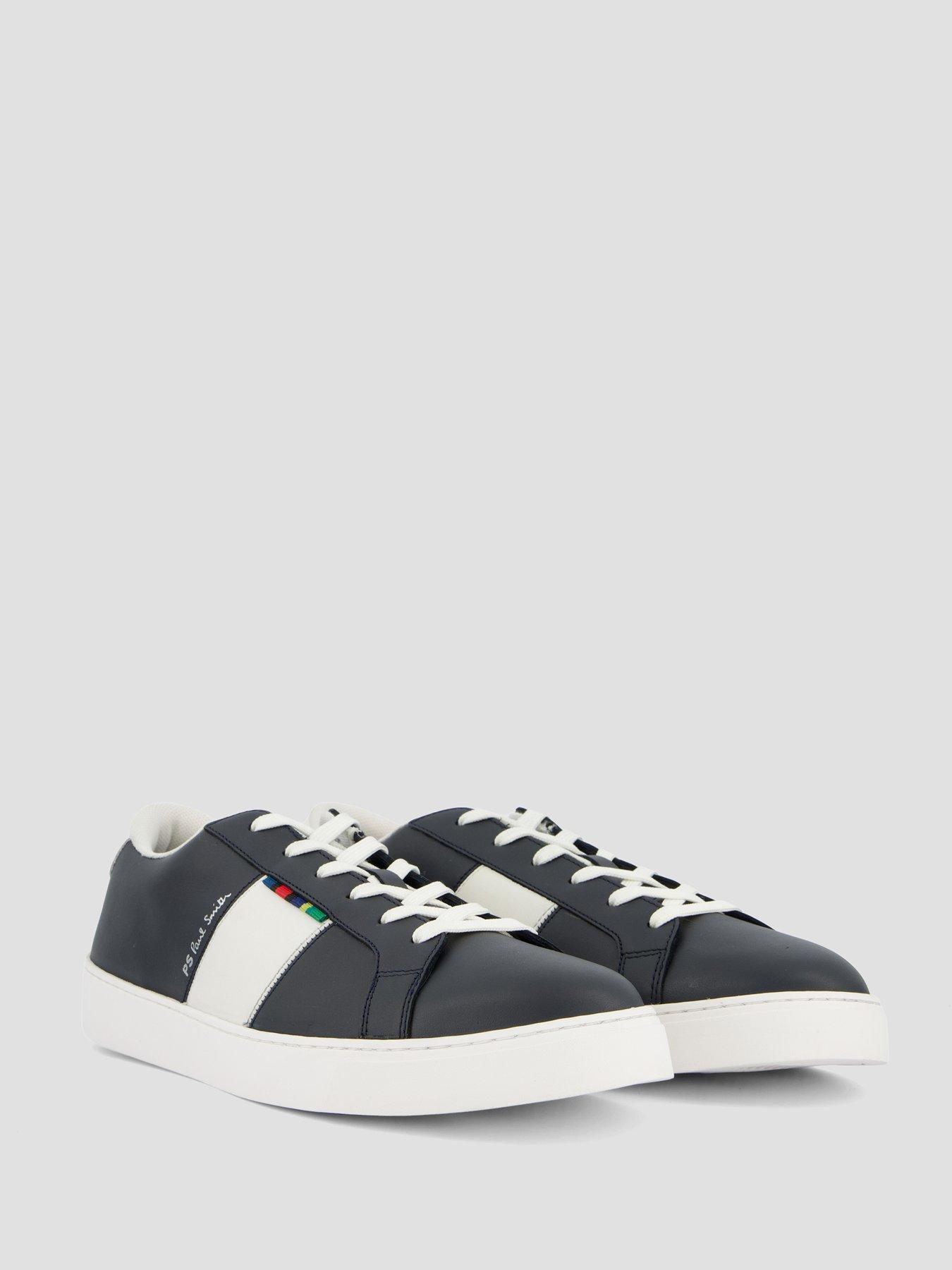 Image 6 of 7 of PS PAUL SMITH Beech Logo Leather Trainers - Navy