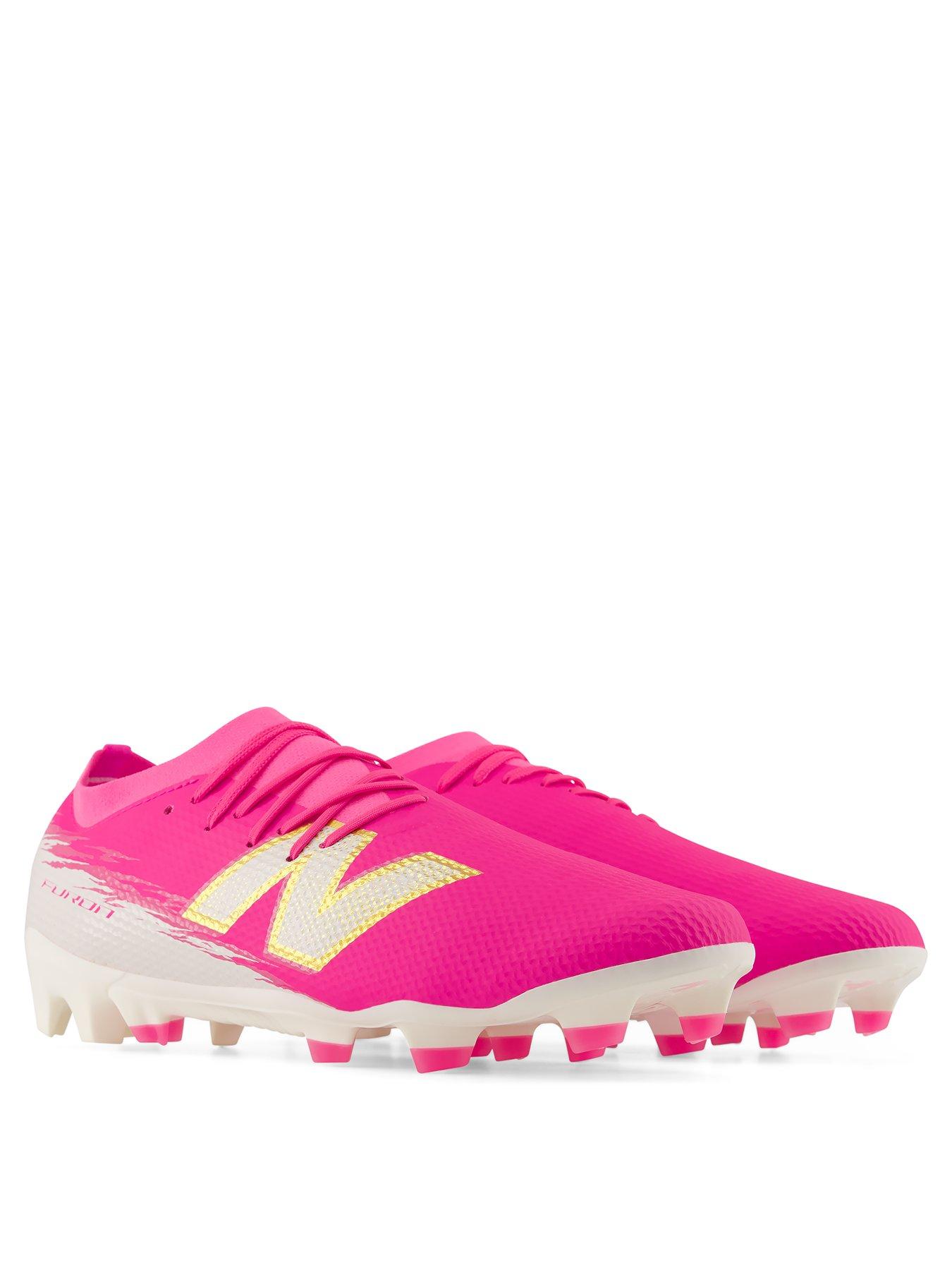 Image 2 of 6 of New Balance Mens Furon Academy Firm Ground Football Boots - Pink
