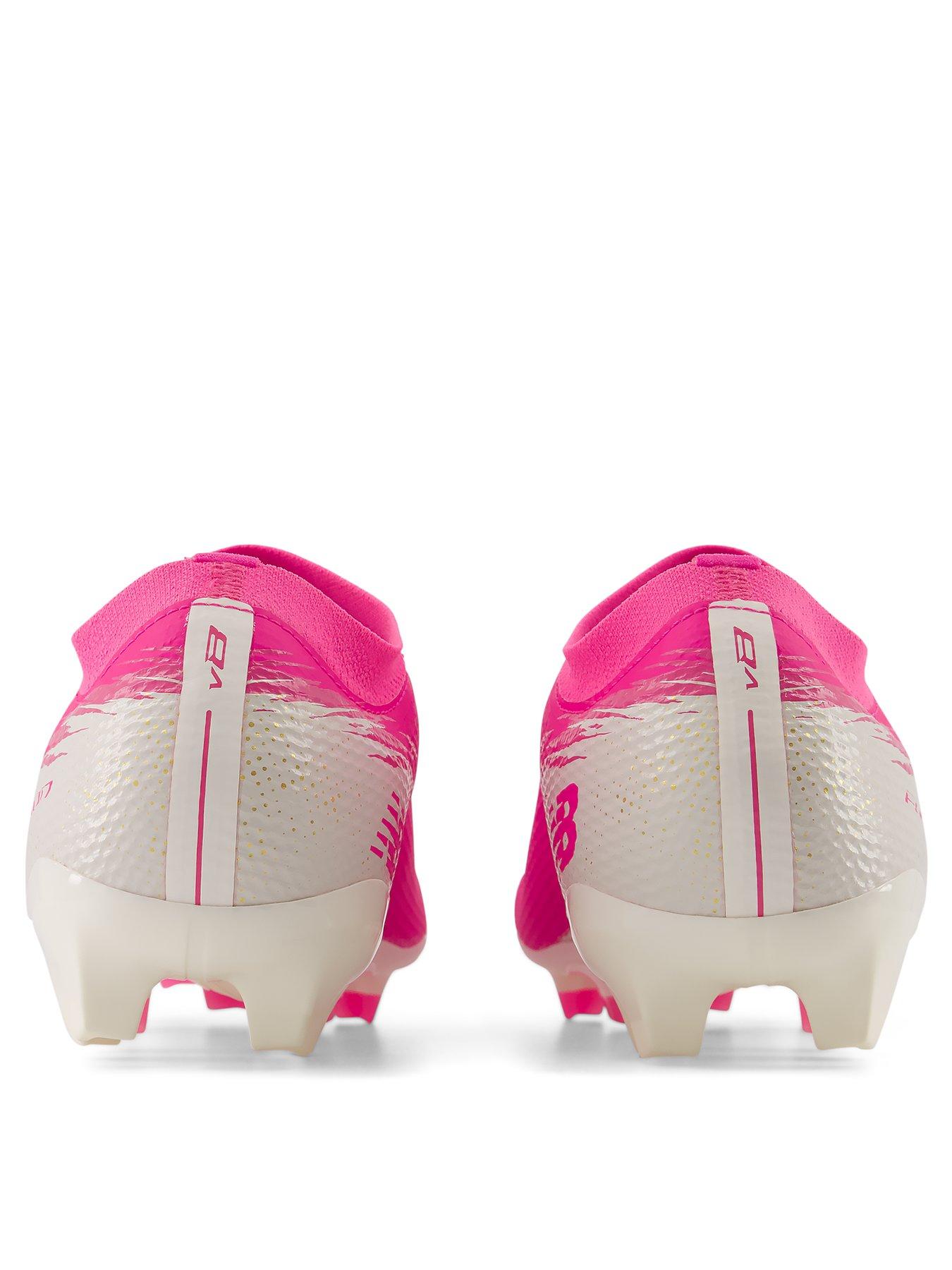Image 3 of 6 of New Balance Mens Furon Academy Firm Ground Football Boots - Pink