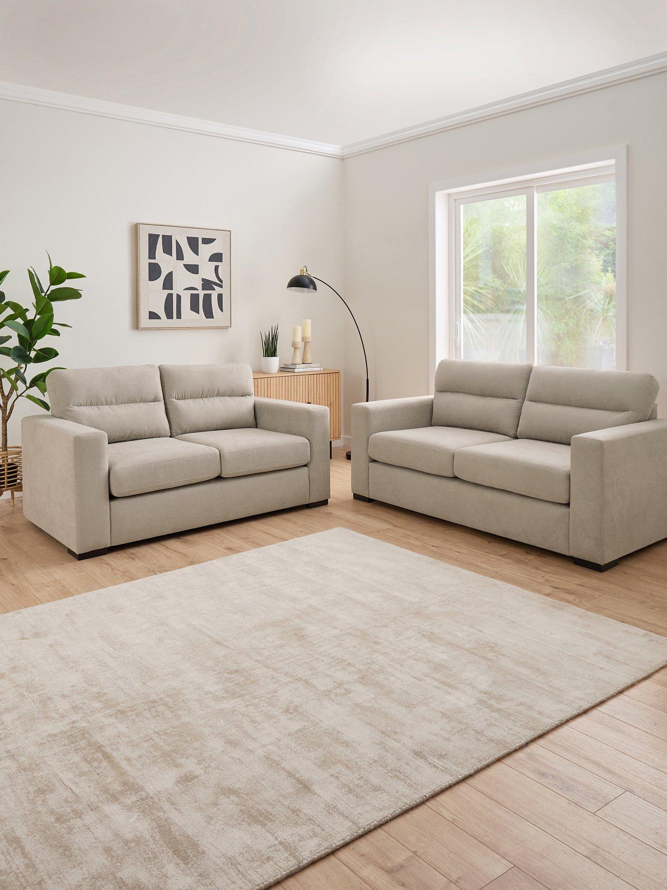 The Very Collection Seville 3 Seater + 2 Seater Sofa Set (Buy  &  SAVE) - FSC® Certified