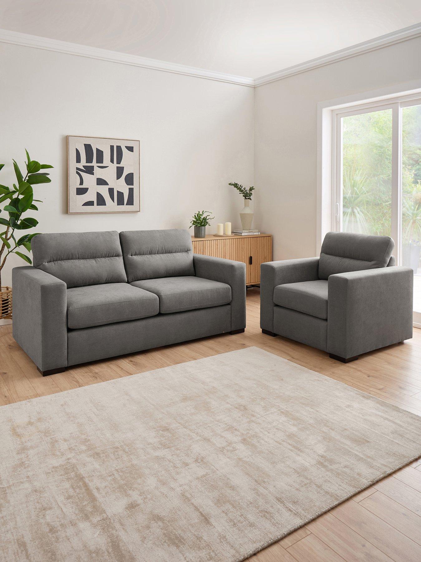 The Very Collection Seville 3 Seater Sofa + Armchair Set (Buy  &  SAVE!) - FSC® Certified