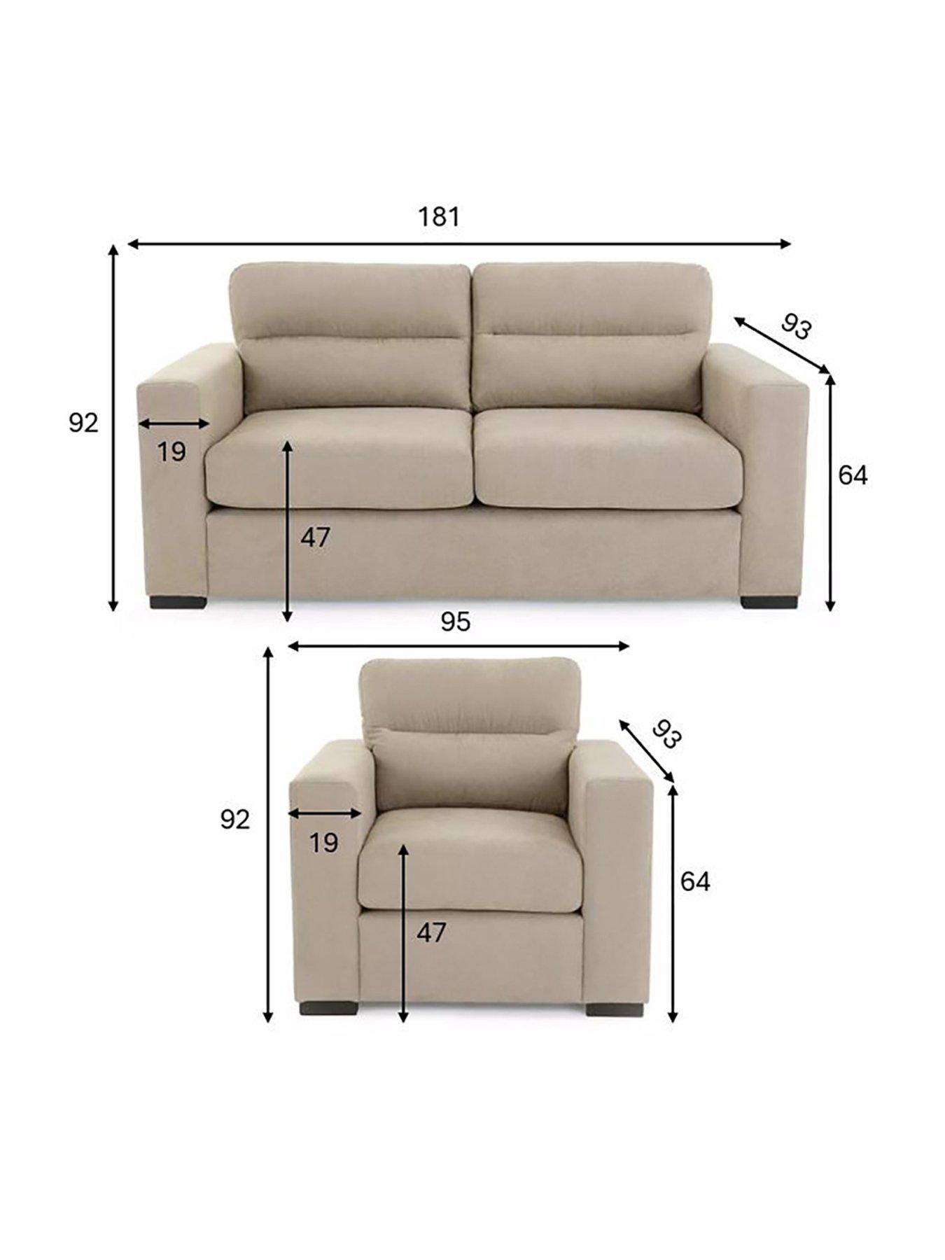 Image 6 of 6 of The Very Collection Seville 3 Seater Sofa&nbsp;+ Armchair Set (Buy &amp; SAVE!) - FSC&reg; Certified