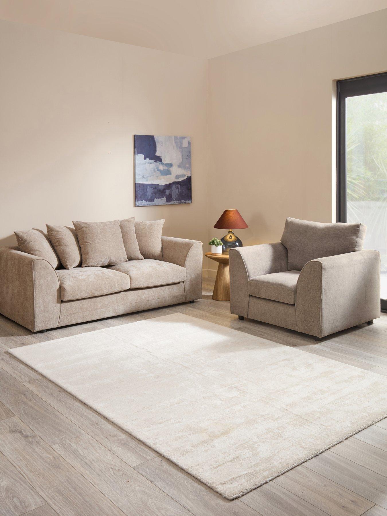 The Very Collection Ravenna 3 Seater Sofa + Armchair Set (Buy  &  SAVE!)