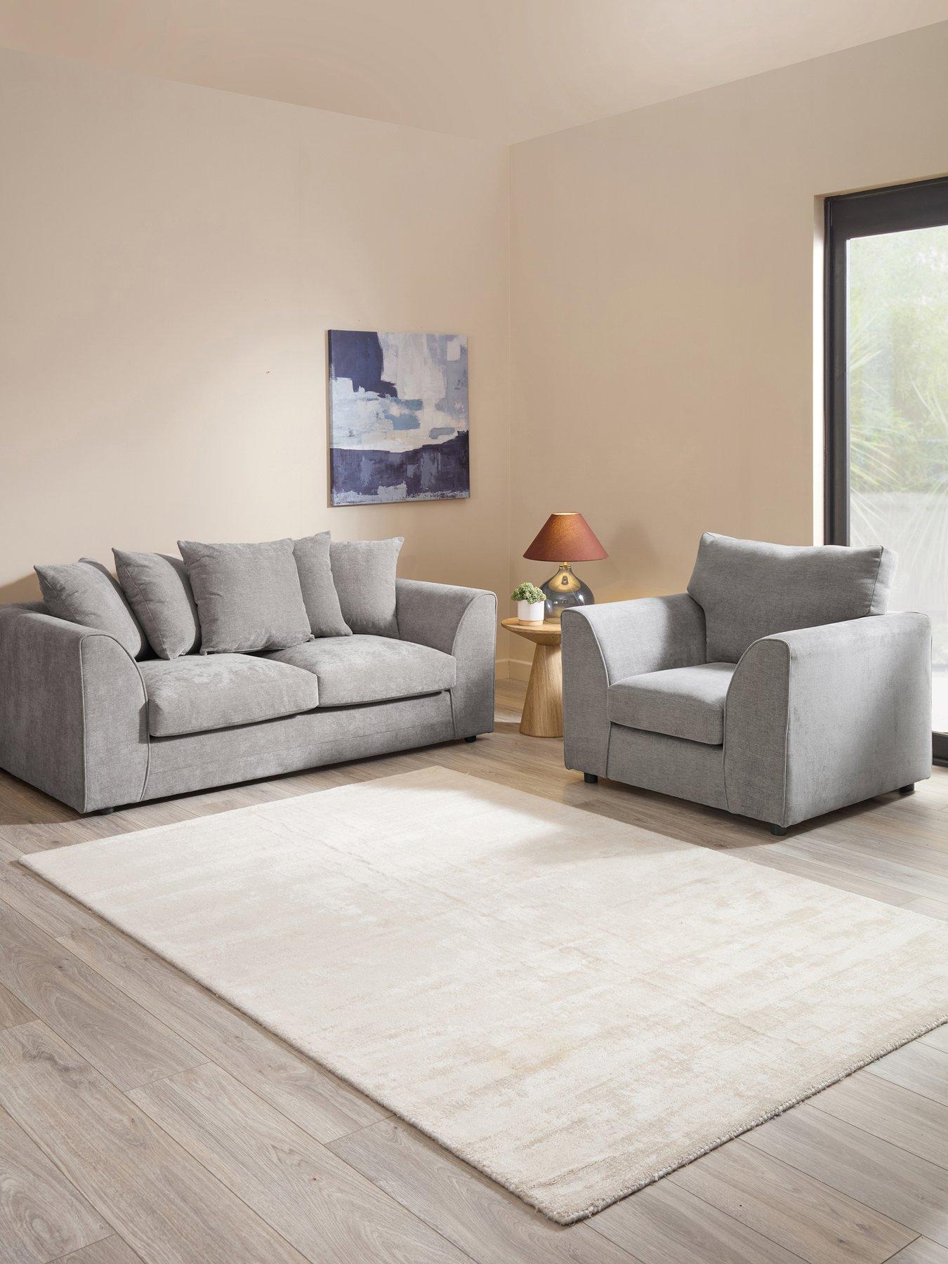 Image 1 of 7 of The Very Collection Ravenna 3 Seater Sofa&nbsp;+ Armchair Set (Buy &amp; SAVE!)