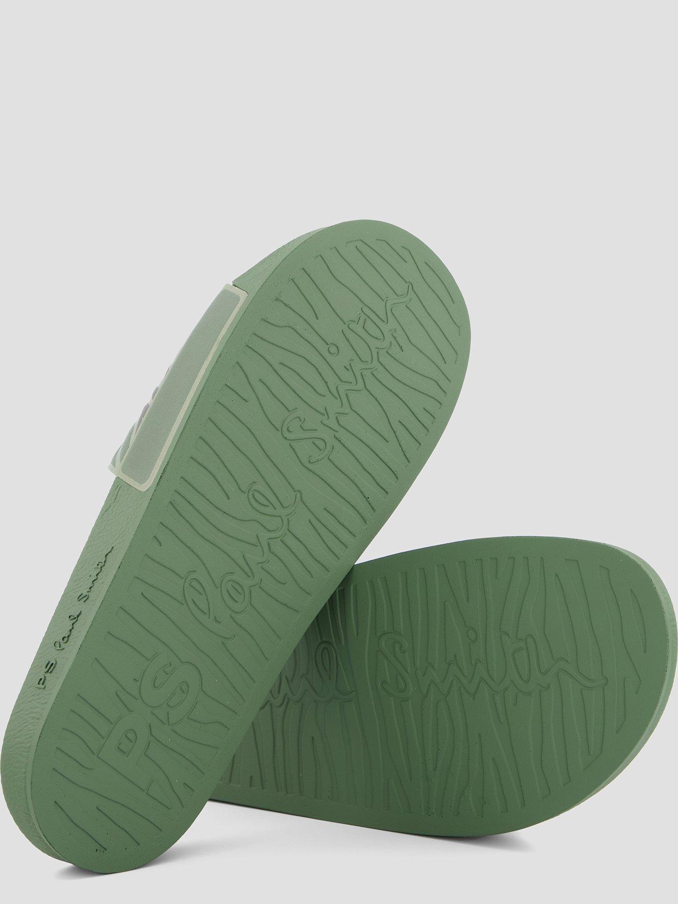 Image 4 of 7 of PS PAUL SMITH Zed Zebra Slide - Green