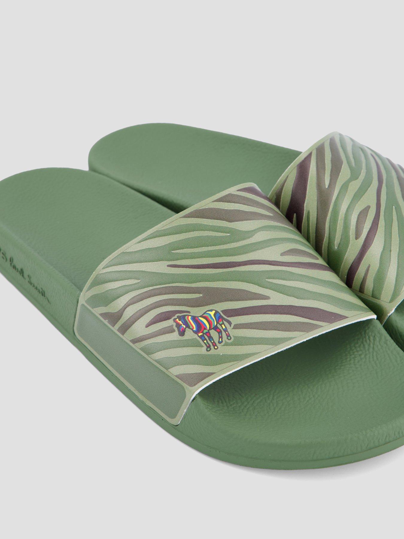 Image 5 of 7 of PS PAUL SMITH Zed Zebra Slide - Green