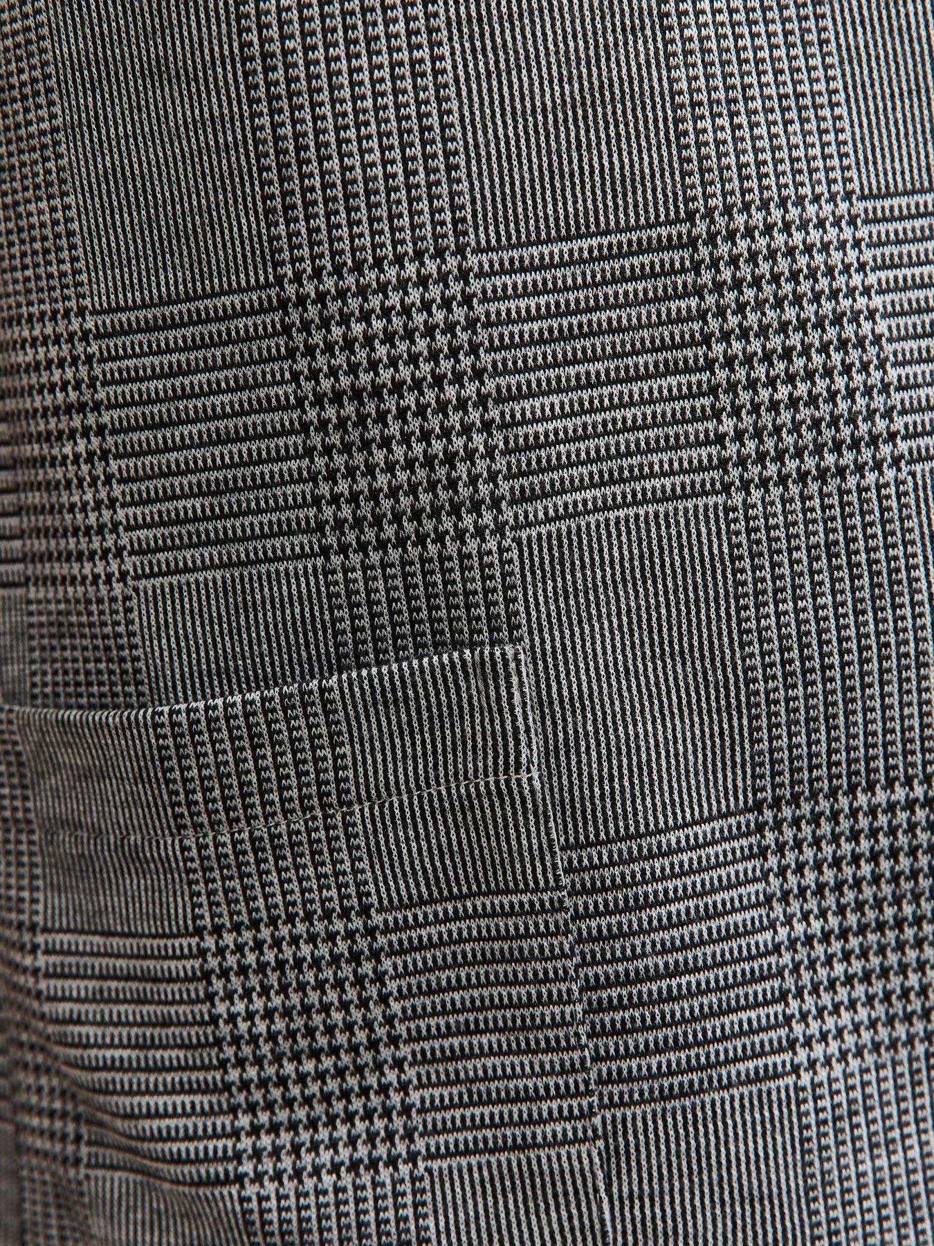  image of new-look-check-t-shirt-mini-dress-grey