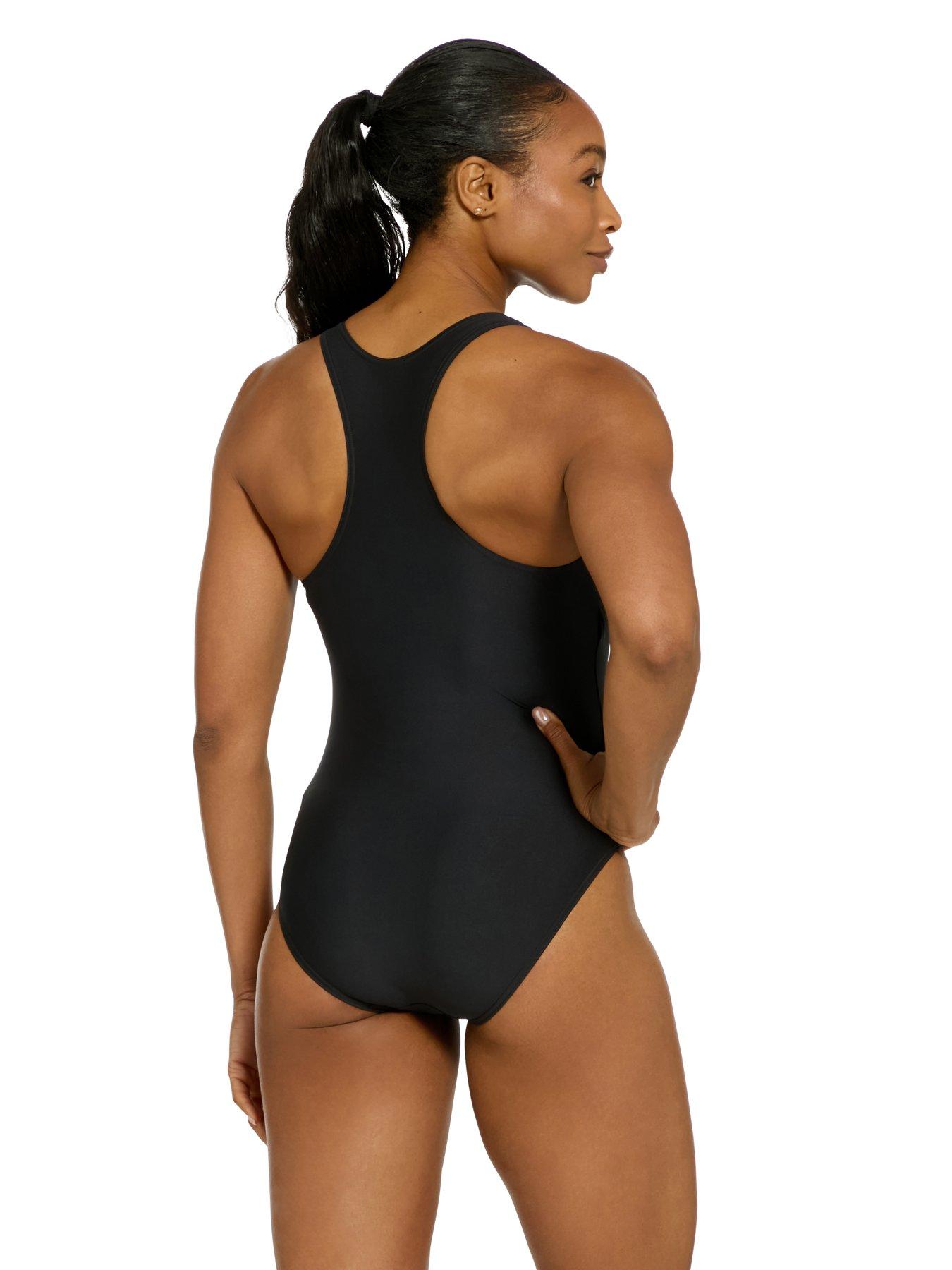Image 2 of 4 of Zoggs Womens Swim Coogee Sonicback Ecolast Swimsuit - Black