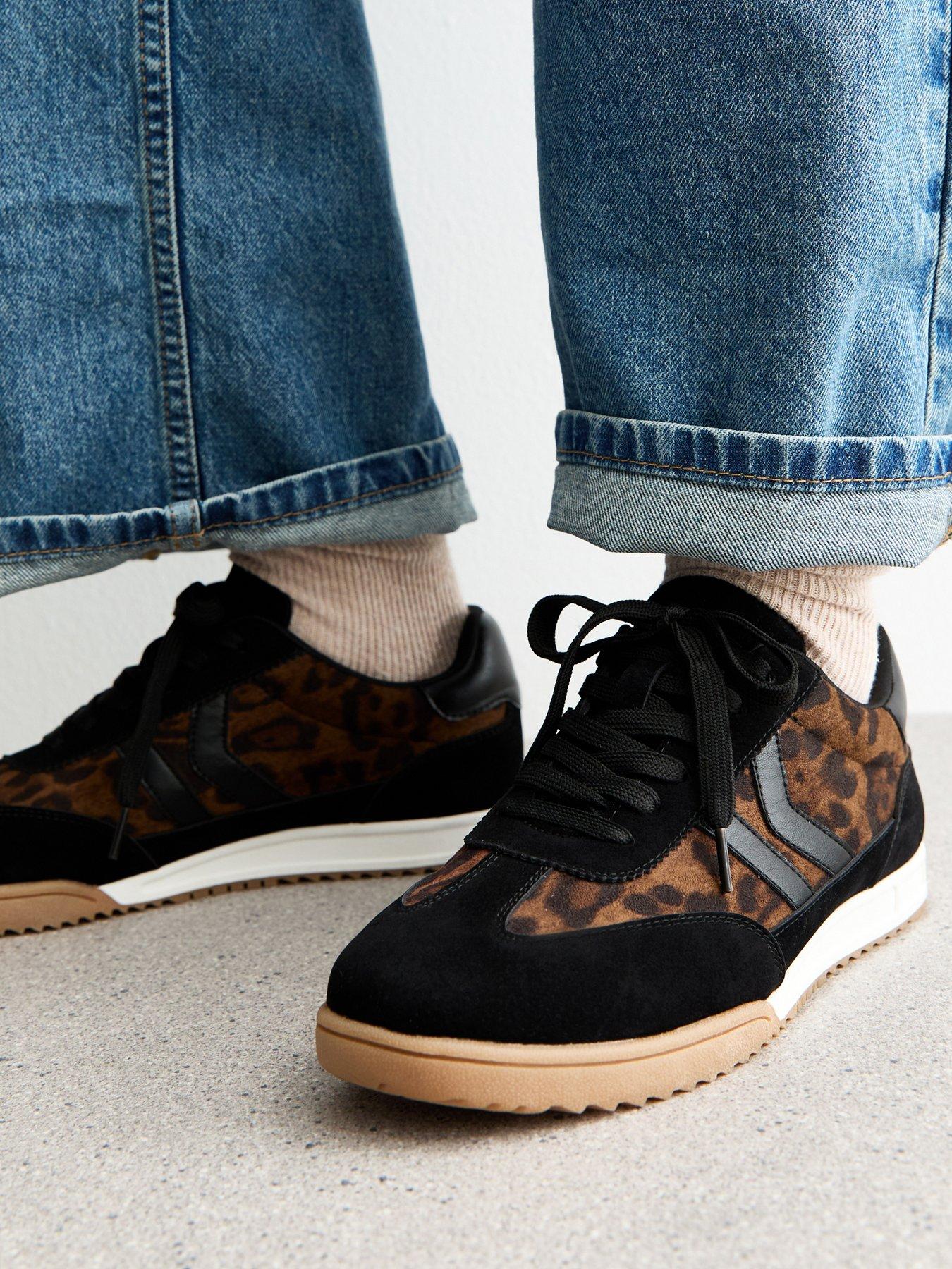 new-look-leopard-print-panelled-faux-leather-trainers-print