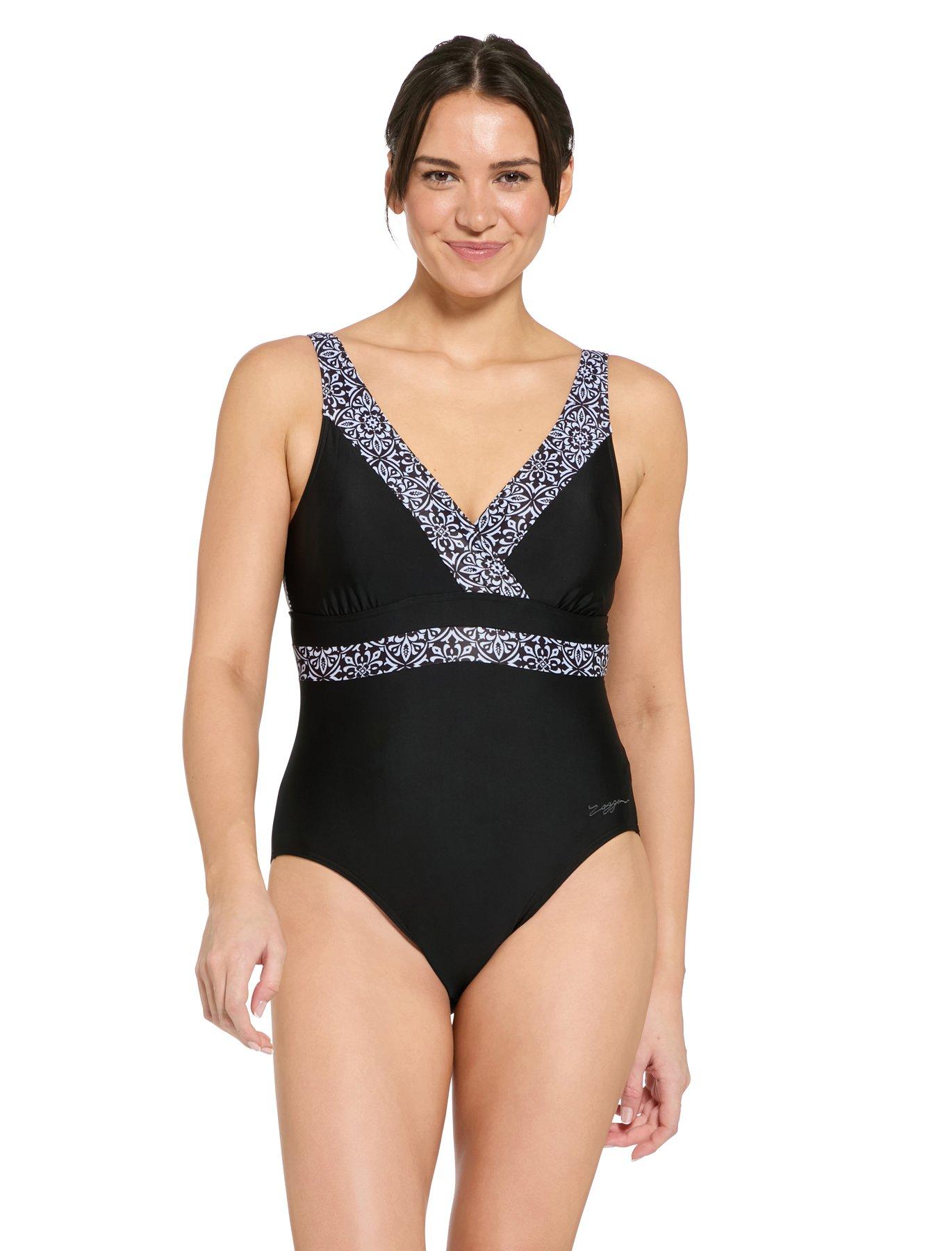  image of zoggs-womens-swim-squarebackswimsuit-multi