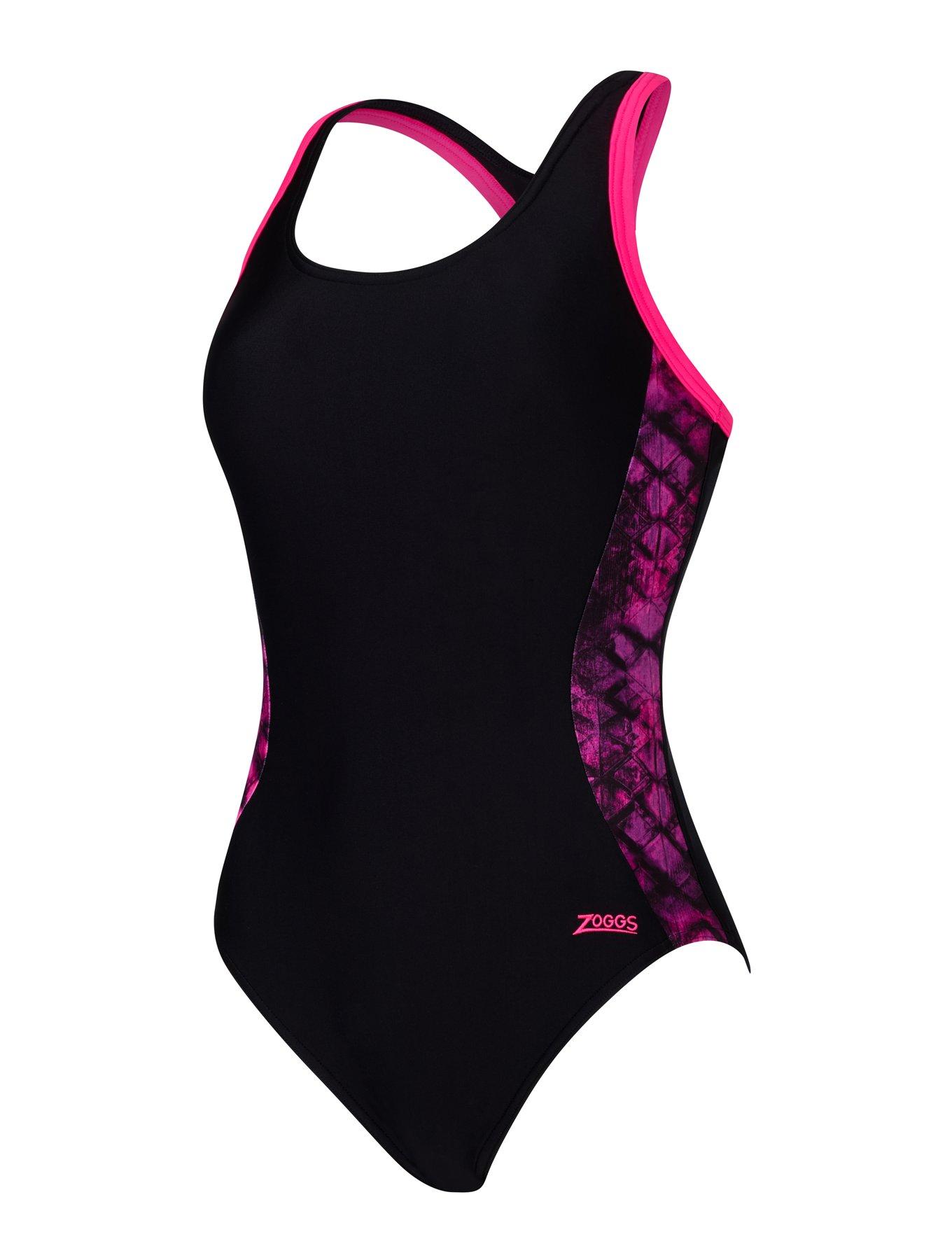 Image 4 of 6 of Zoggs Womens Swim Atomback Swimsuit - Pink