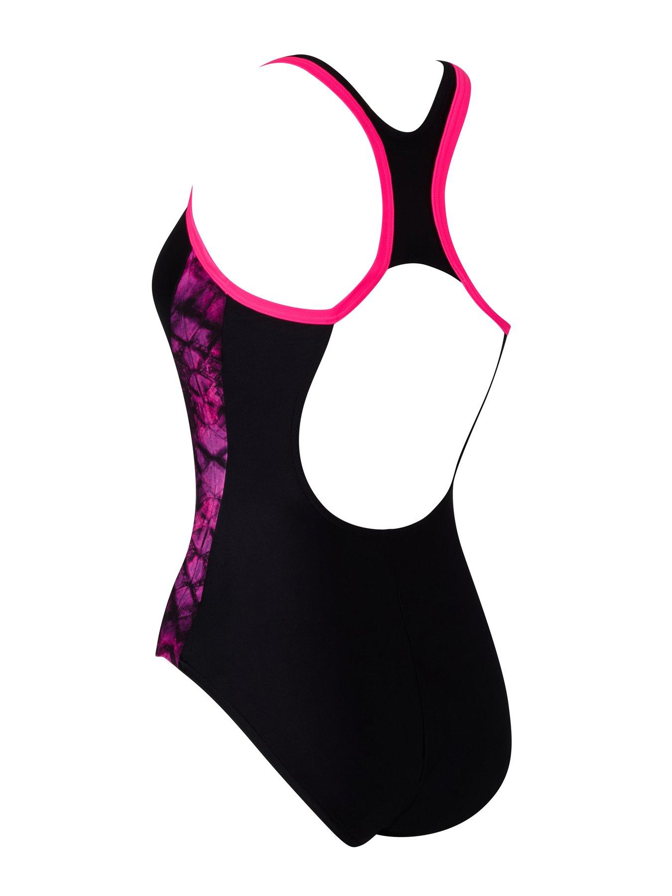 Image 5 of 6 of Zoggs Womens Swim Atomback Swimsuit - Pink