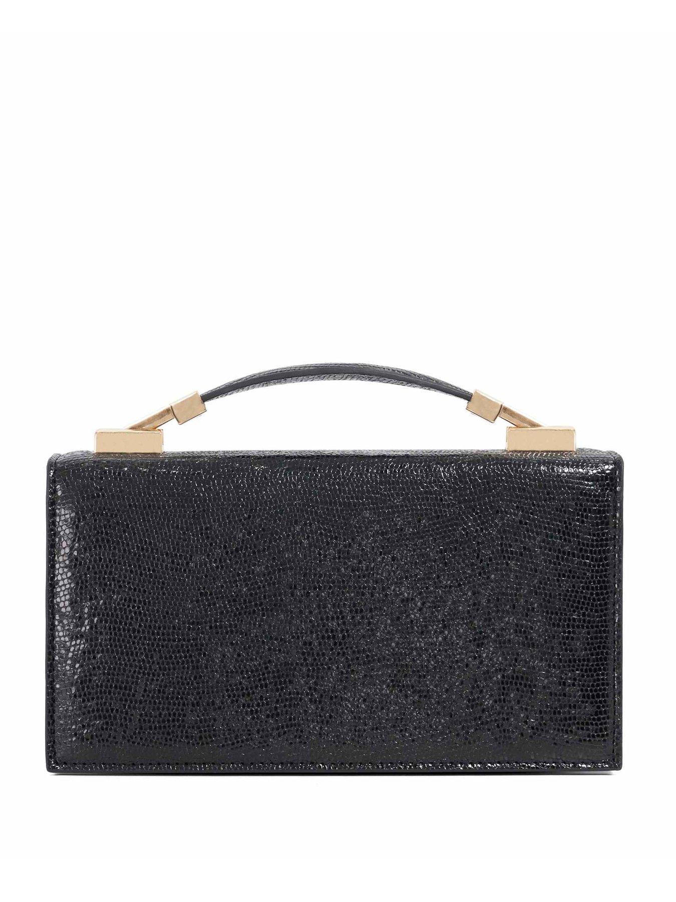  image of dune-london-skilled-top-handle-microbag-black