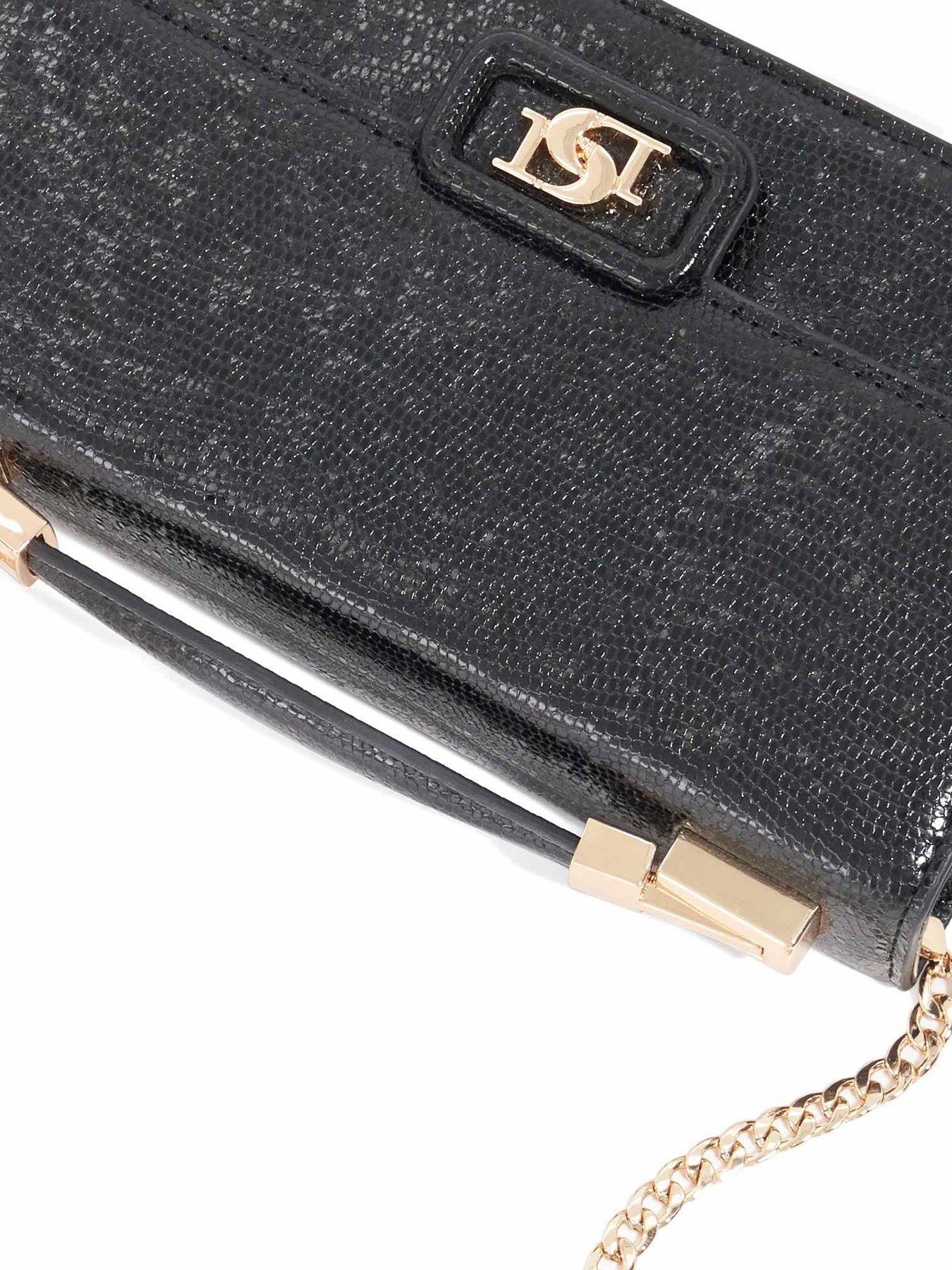  image of dune-london-skilled-top-handle-microbag-black