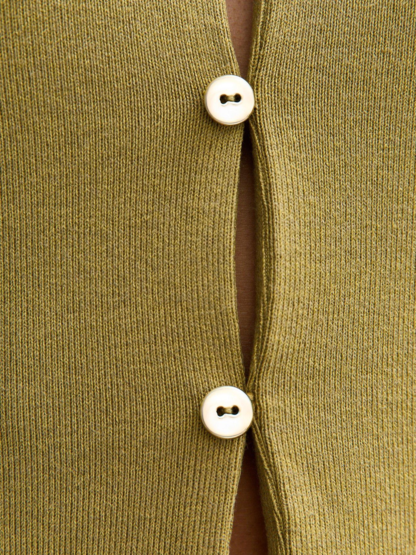  image of new-look-soft-touch-longline-cardigan-khaki