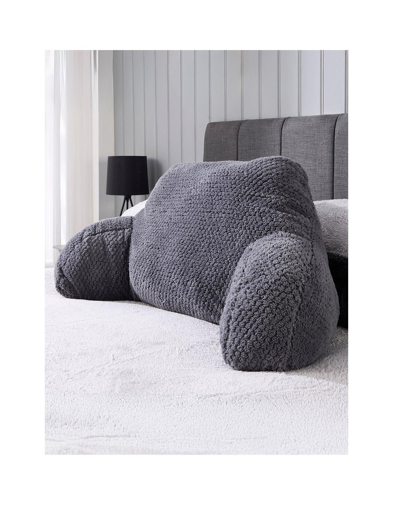 The Very Collection Waffle Cuddle Cushion - Charcoal