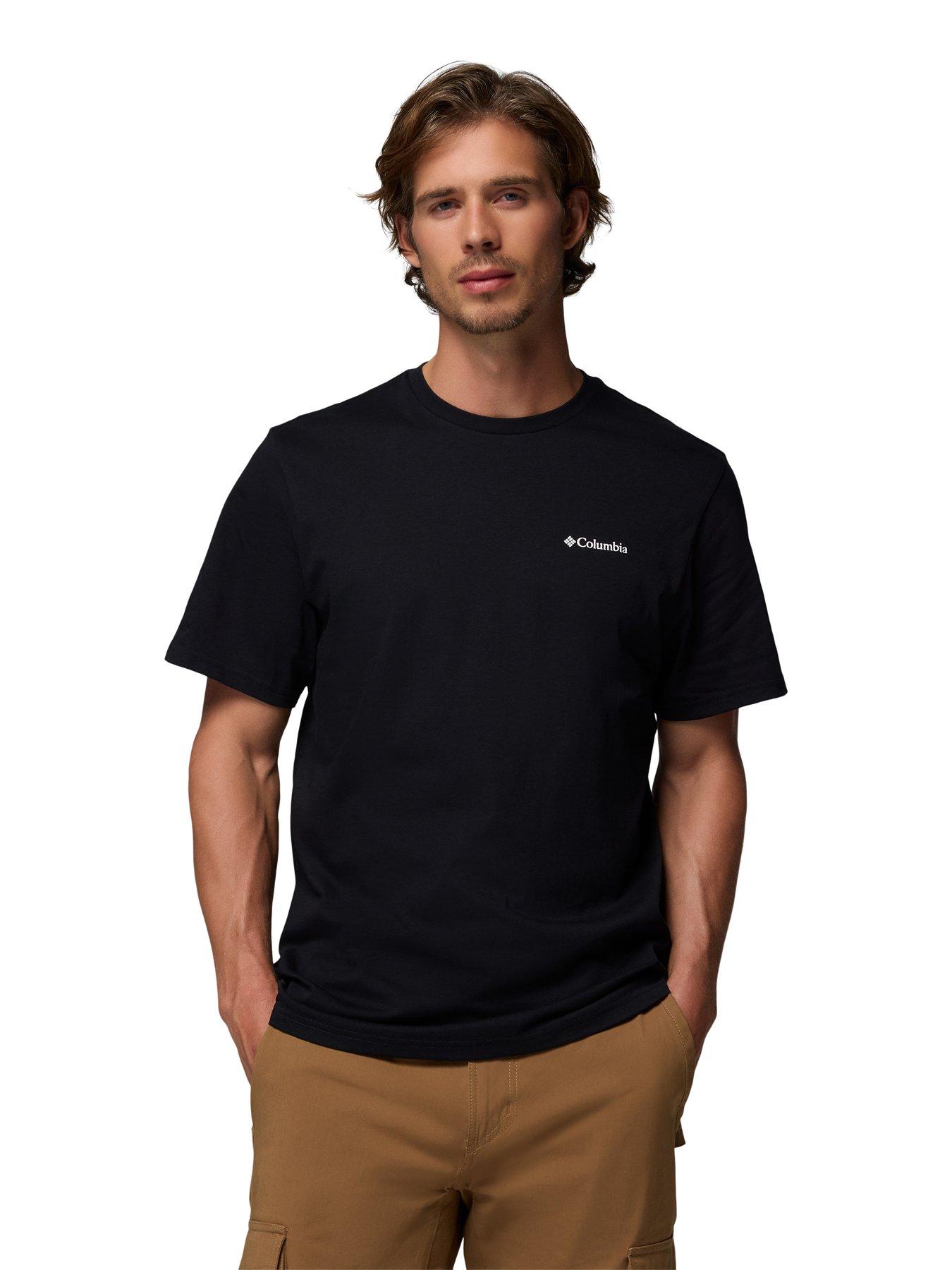 Columbia Mens CSC Outdoor Back Graphic T-Shirt - Black