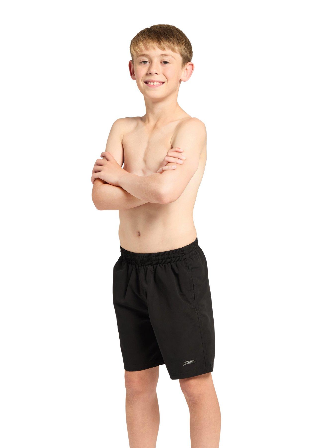 Zoggs Junior Boys Penrith 15 Inch Shorts - Black