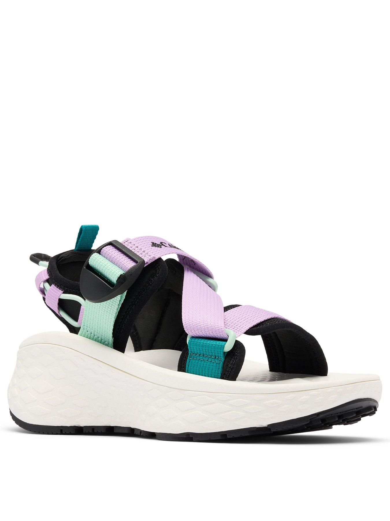 Image 2 of 7 of Columbia Womens Konos Elevate Strap Sandals - White