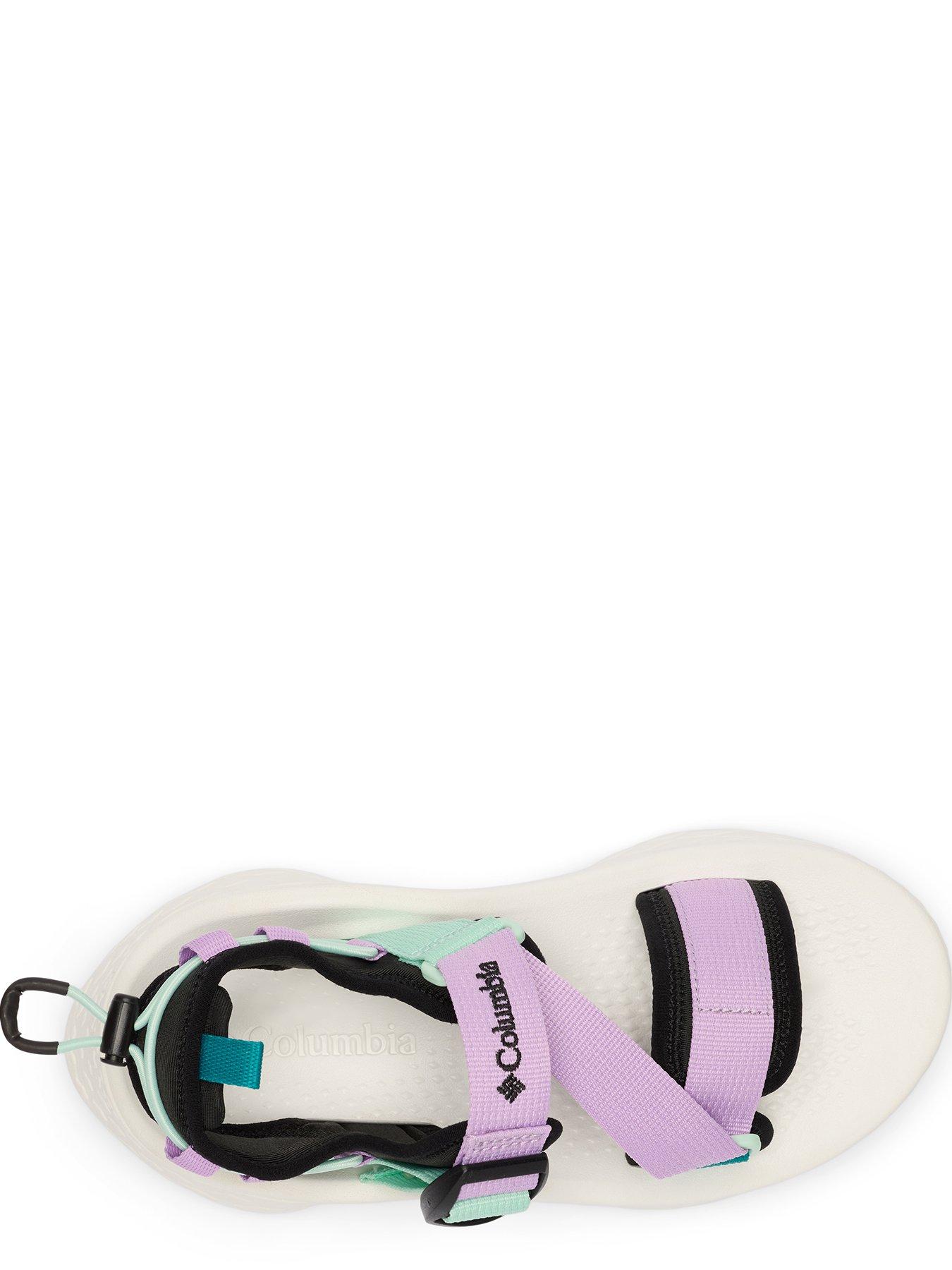 Image 4 of 7 of Columbia Womens Konos Elevate Strap Sandals - White