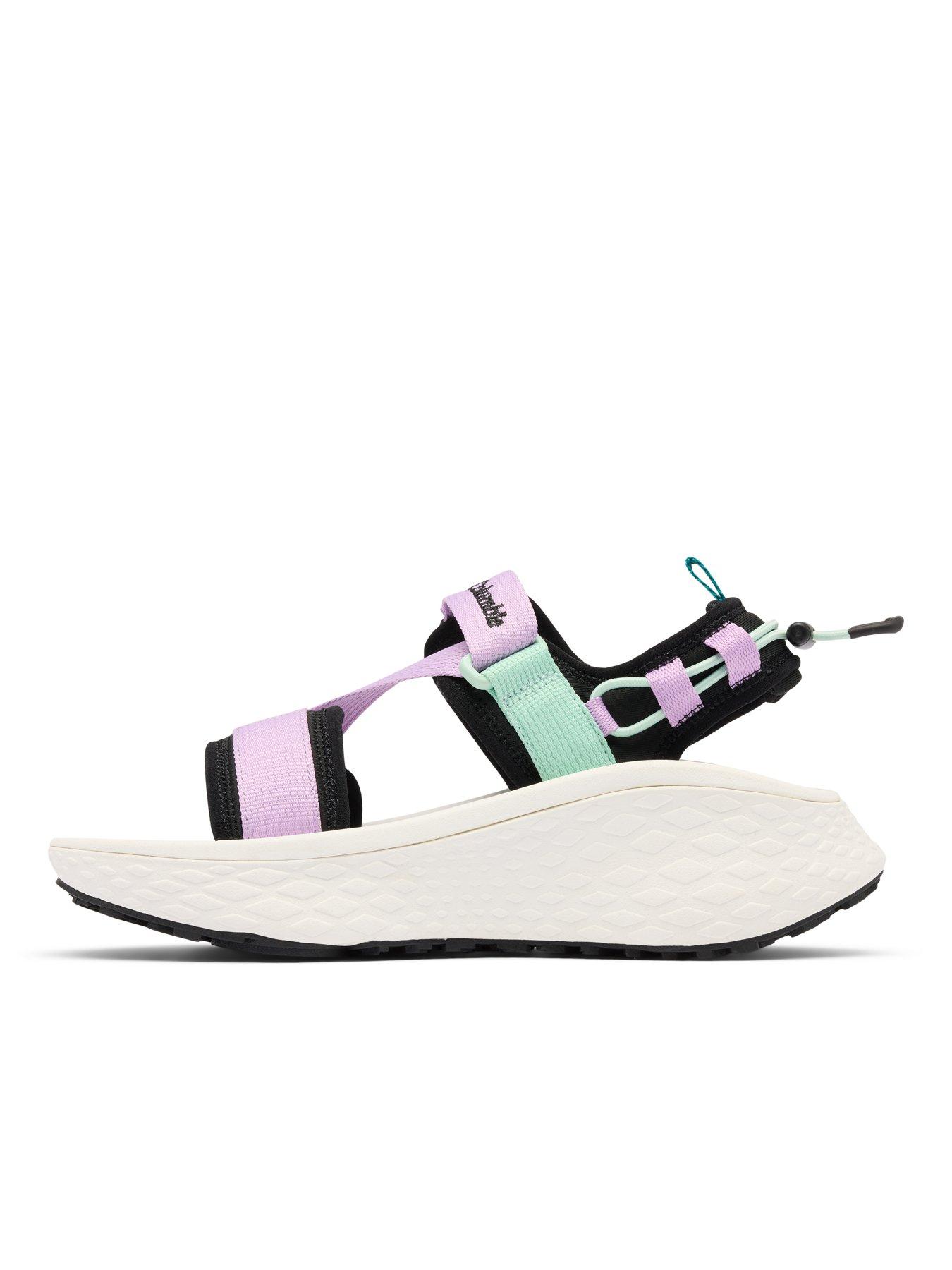 Image 6 of 7 of Columbia Womens Konos Elevate Strap Sandals - White