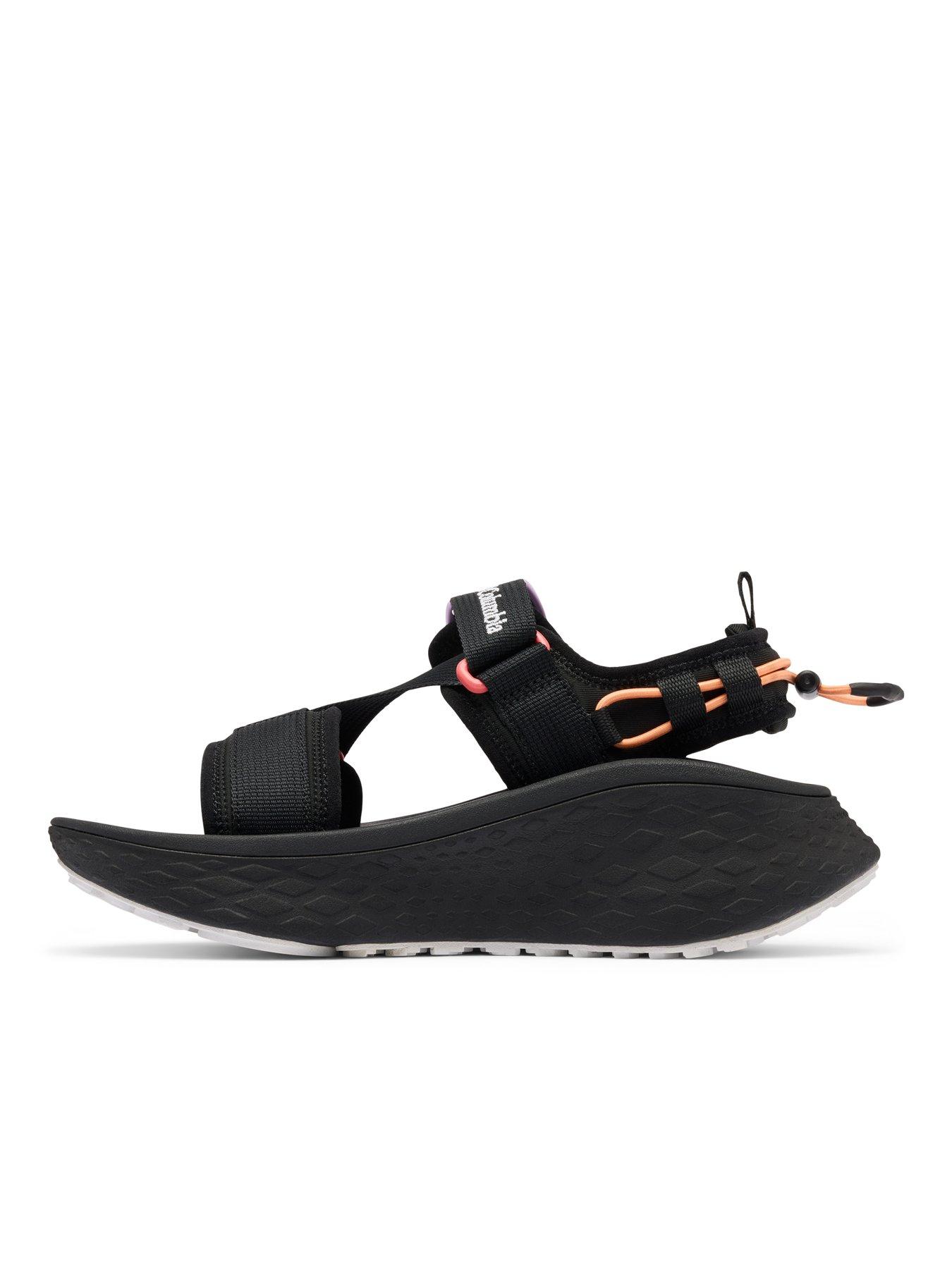 Image 6 of 7 of Columbia Womens Konos Elevate Strap Sandals - Black
