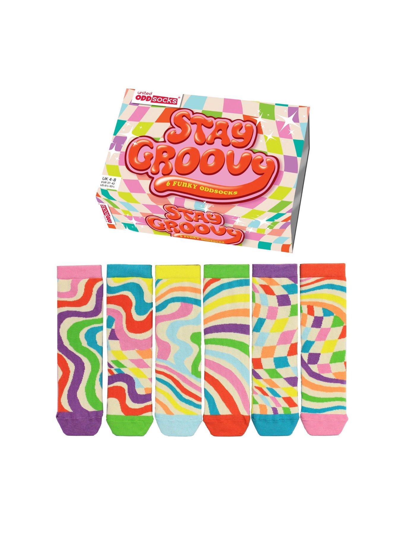  image of fulton-united-oddsocks-stay-groovy-multi