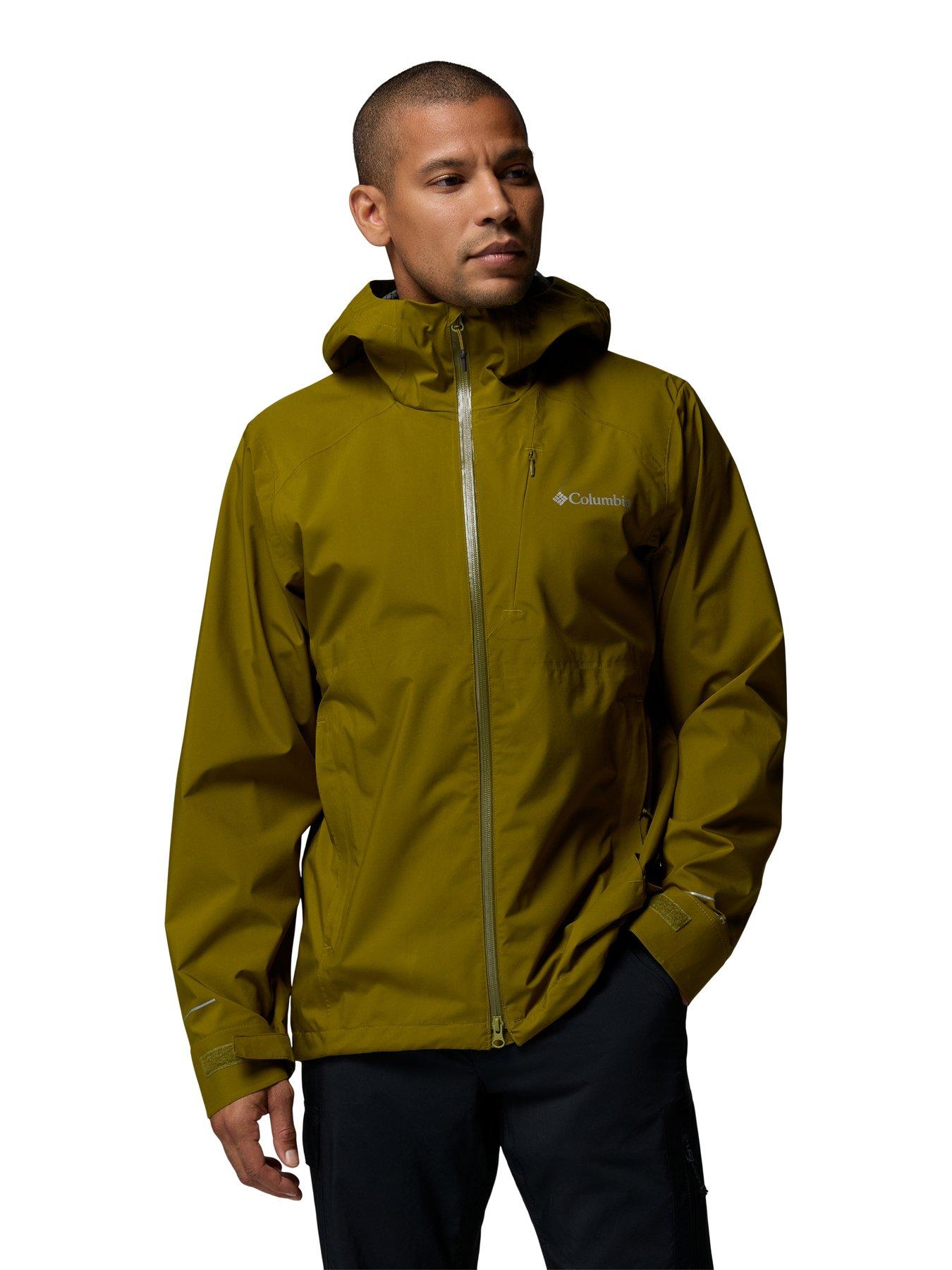 Image 4 of 7 of Columbia Mens Trailborne 25L Waterproof Shell Jacket - Green