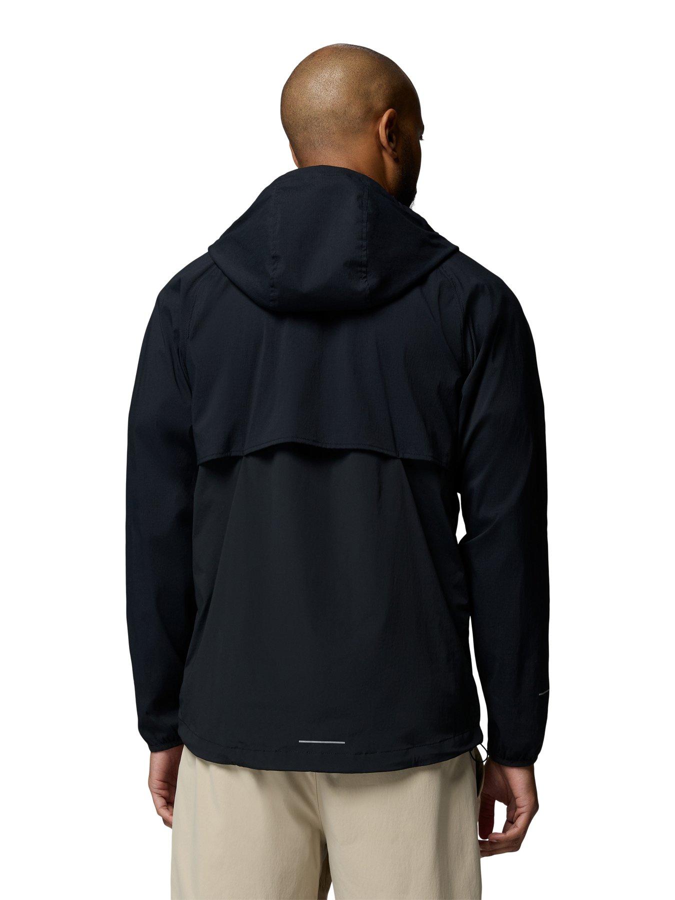 Image 2 of 7 of Columbia Mens Tech Ii Wind Full Zip Jacket - Black