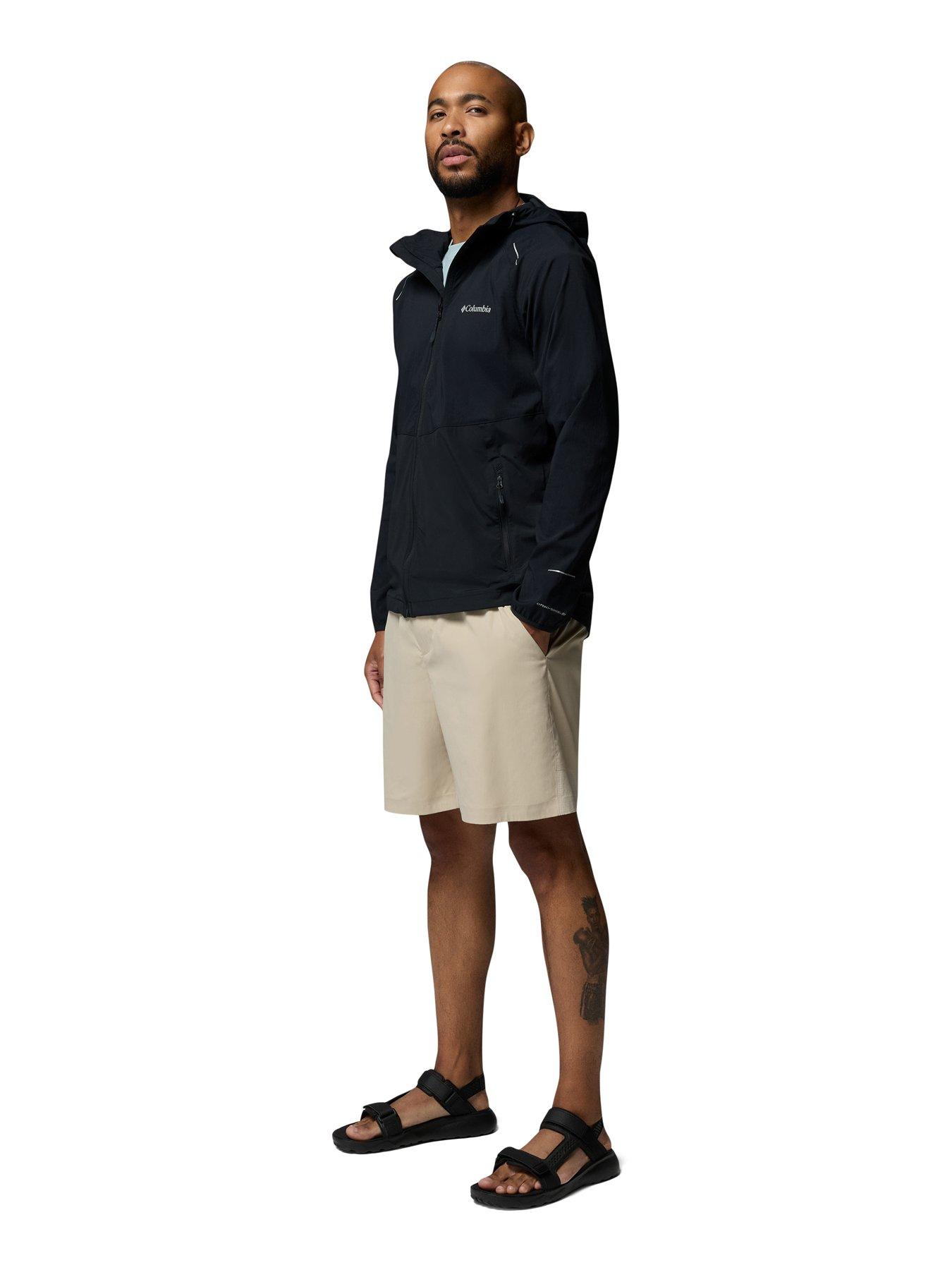 Image 3 of 7 of Columbia Mens Tech Ii Wind Full Zip Jacket - Black