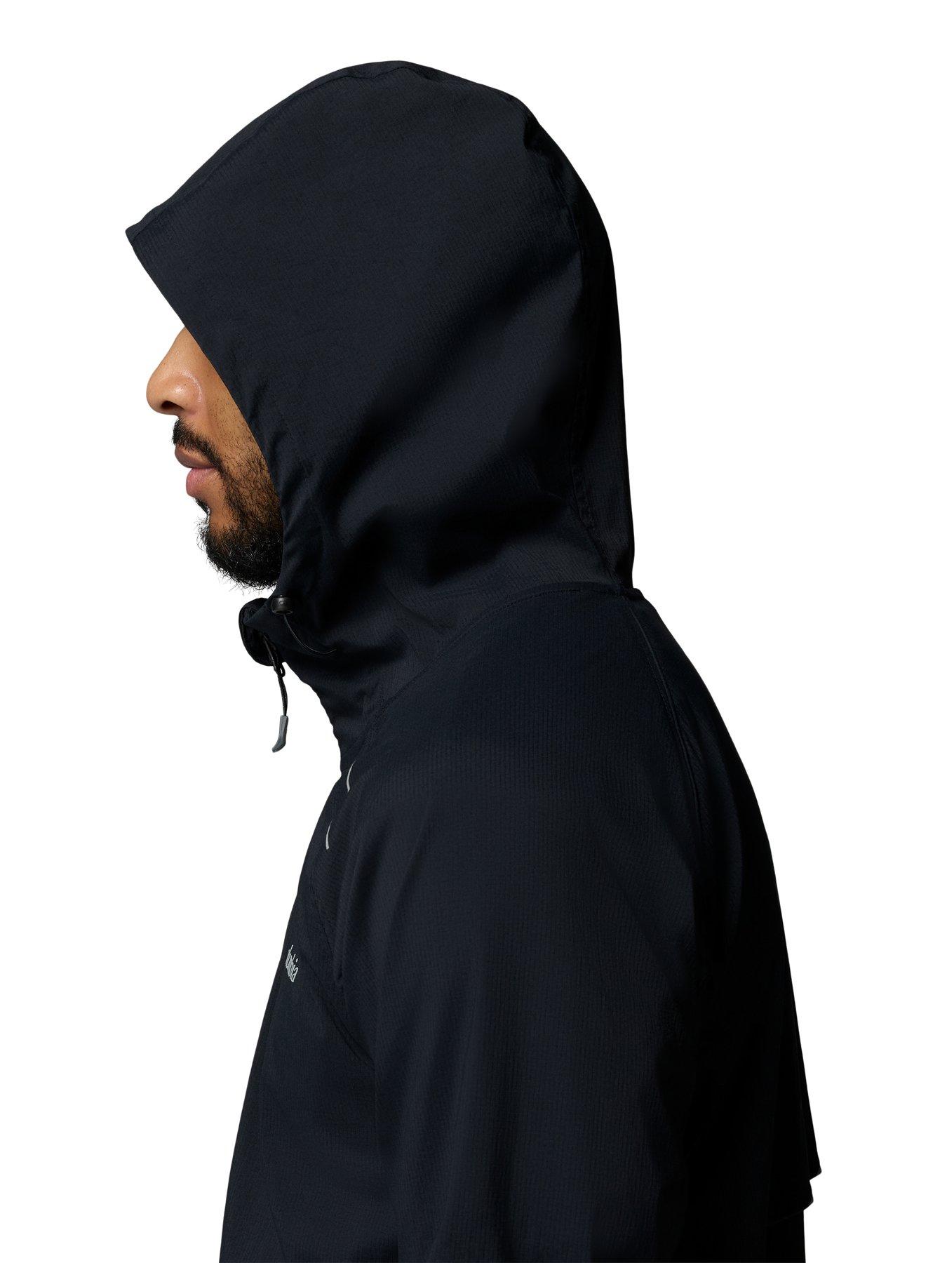 Image 6 of 7 of Columbia Mens Tech Ii Wind Full Zip Jacket - Black