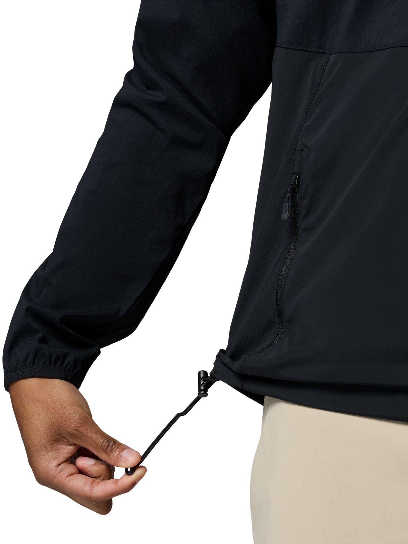 Image 7 of 7 of Columbia Mens Tech Ii Wind Full Zip Jacket - Black