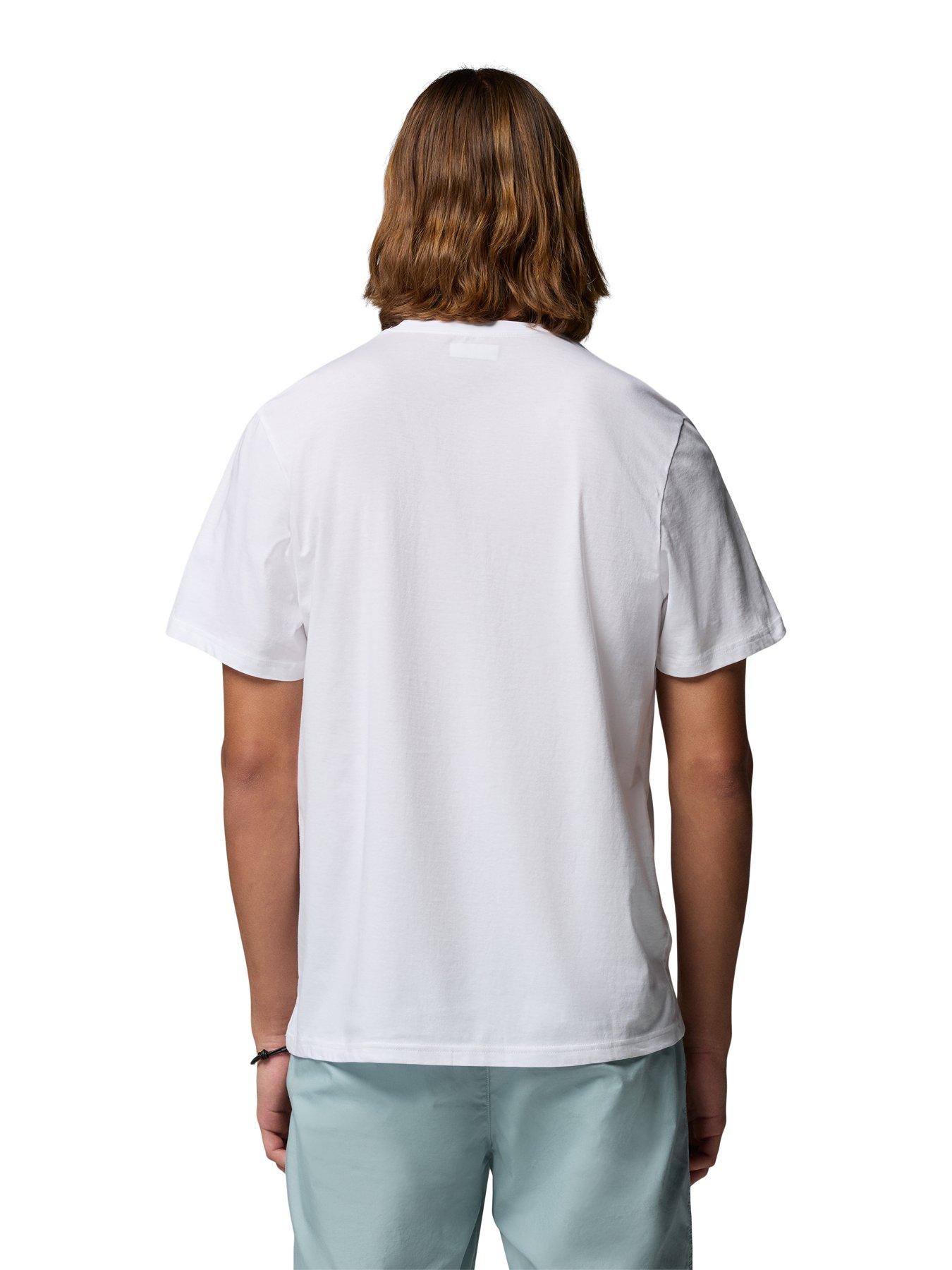Image 2 of 5 of Columbia Mens CSC Basic Logo T-Shirt - White