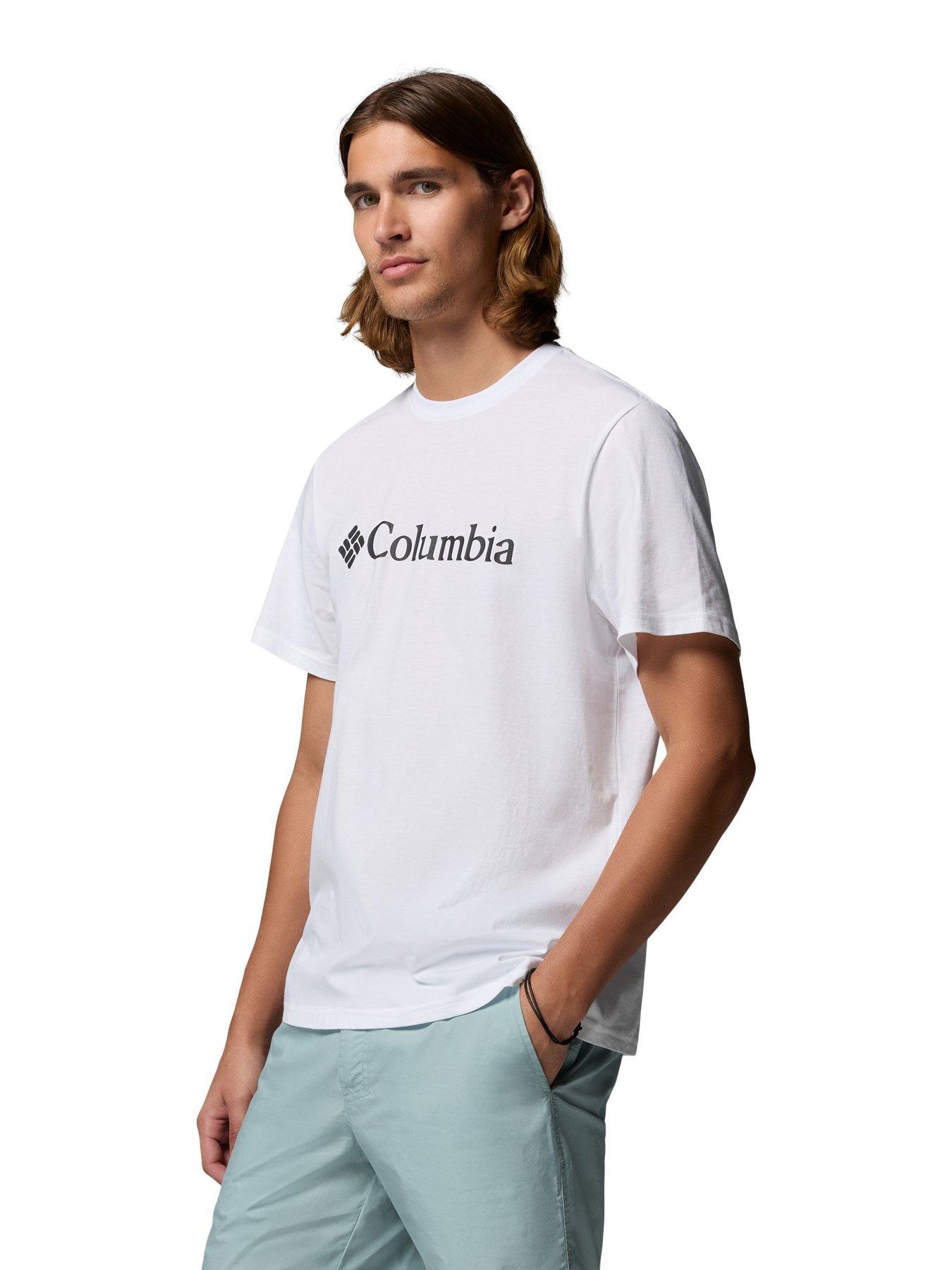 Image 4 of 5 of Columbia Mens CSC Basic Logo T-Shirt - White