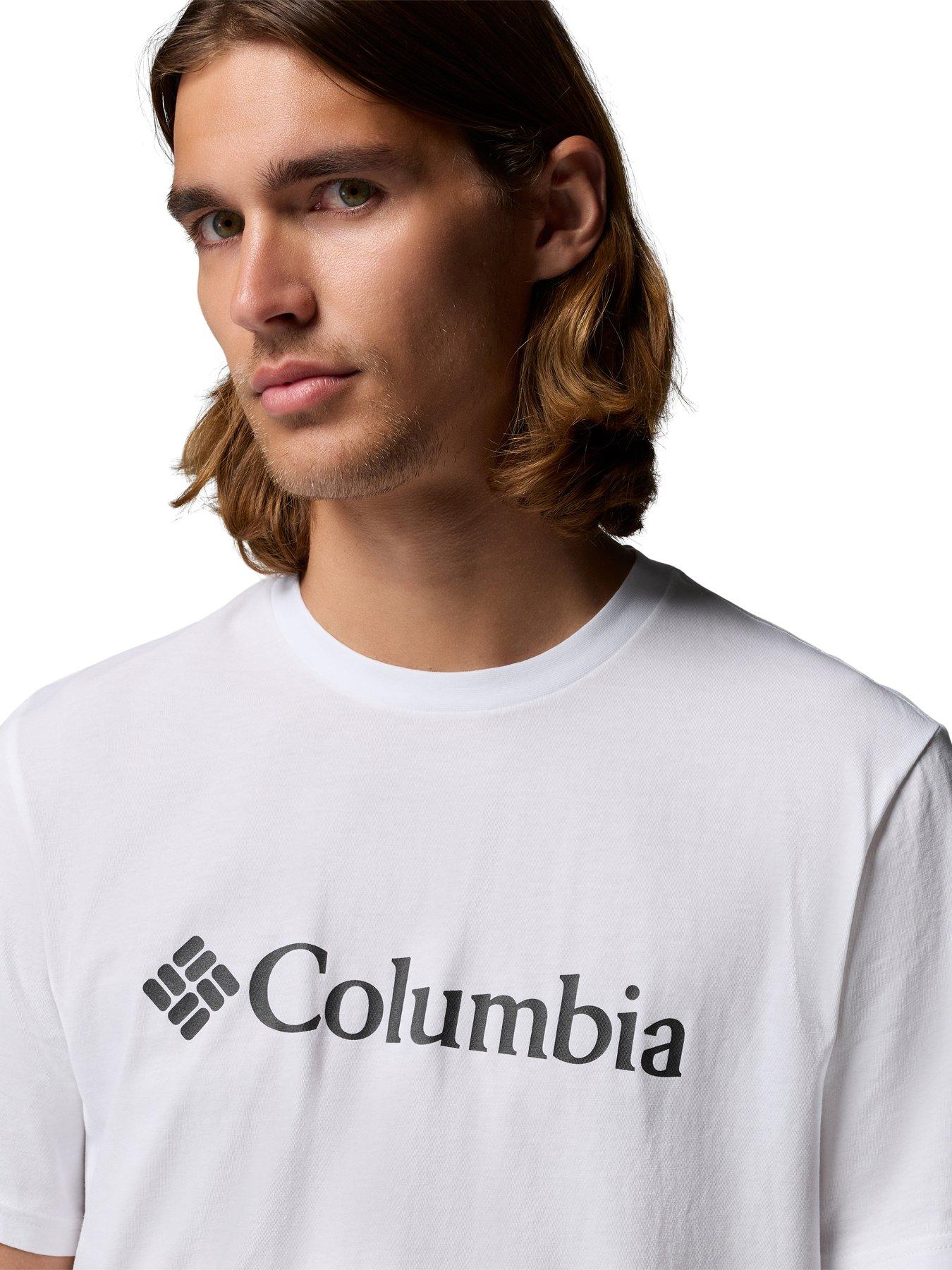Image 5 of 5 of Columbia Mens CSC Basic Logo T-Shirt - White
