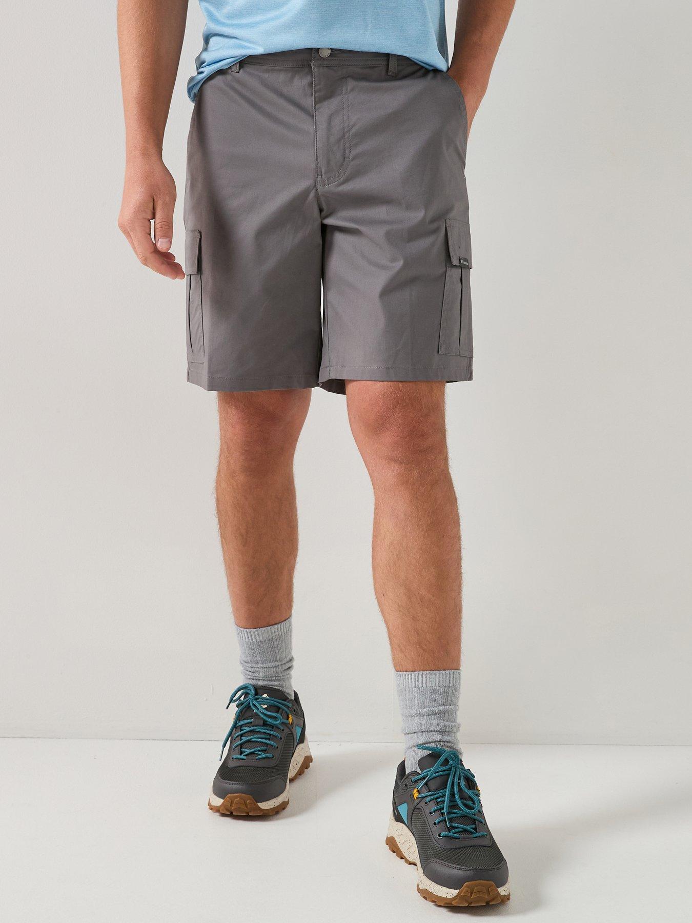 Columbia Mens Rapid Rivers Cargo Shorts - Grey