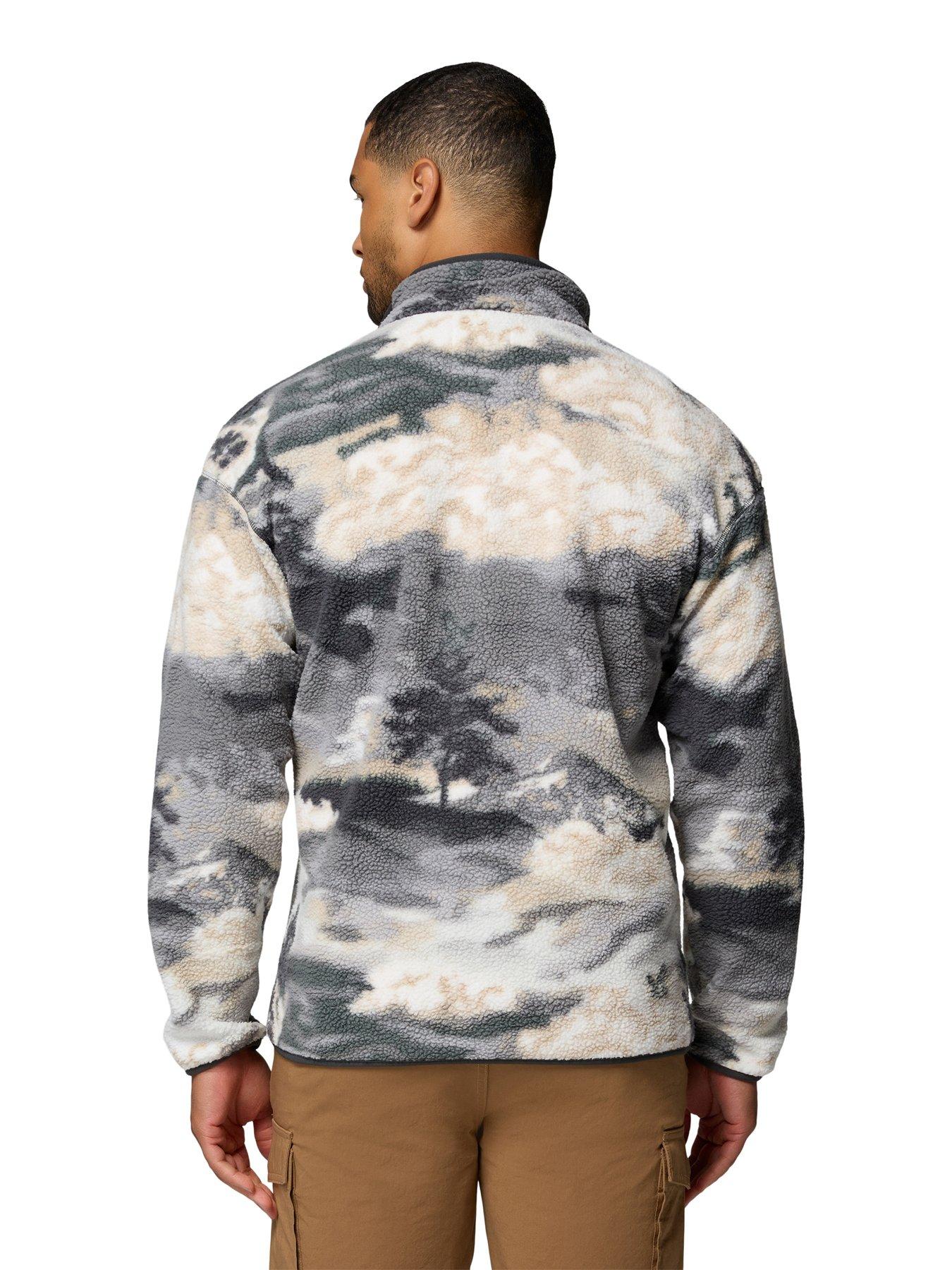 Image 2 of 5 of Columbia Mens Helvetia Ii Printed Half Snap Fleece - Grey