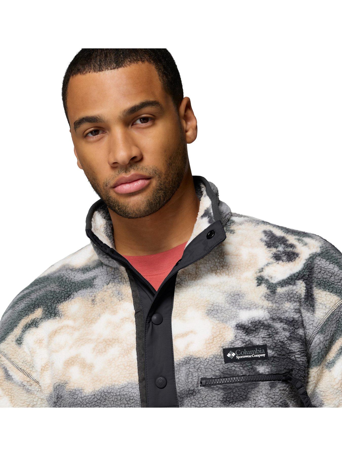 Image 5 of 5 of Columbia Mens Helvetia Ii Printed Half Snap Fleece - Grey