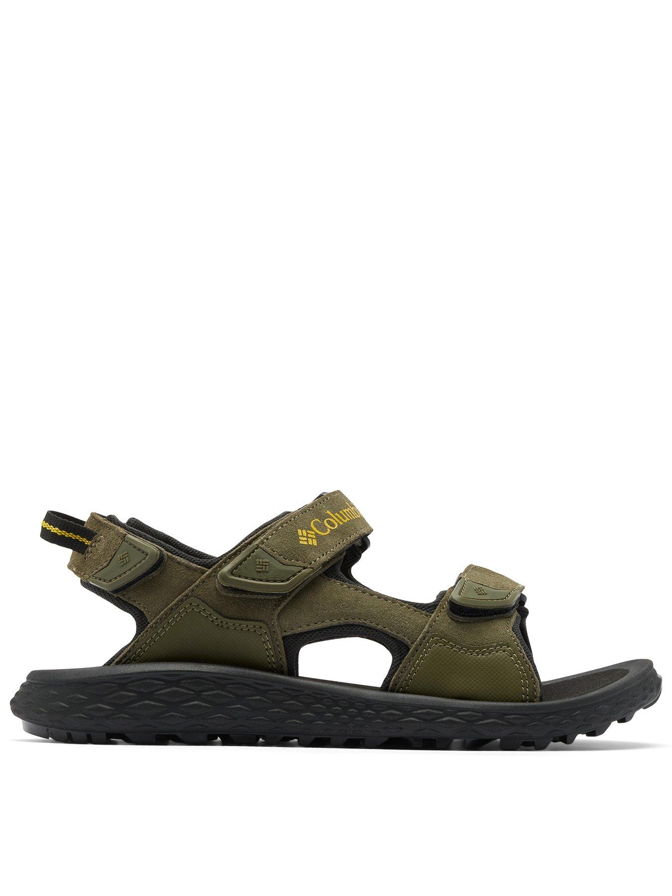 Columbia Mens Konos Hiker 3 Strap Sandals - Green
