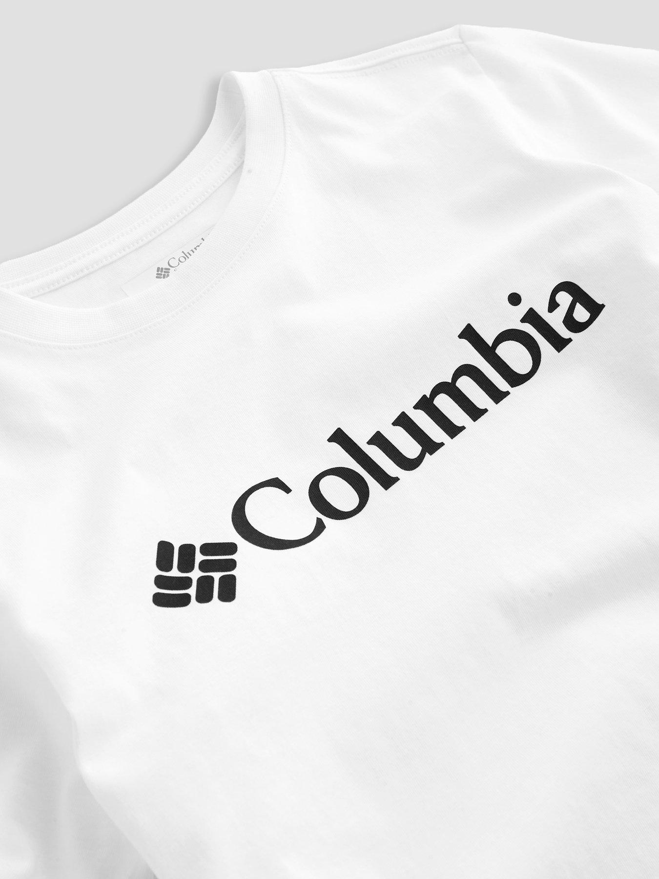 Image 3 of 4 of Columbia Junior Boys Valley Creek Ii Graphic T-shirt - White