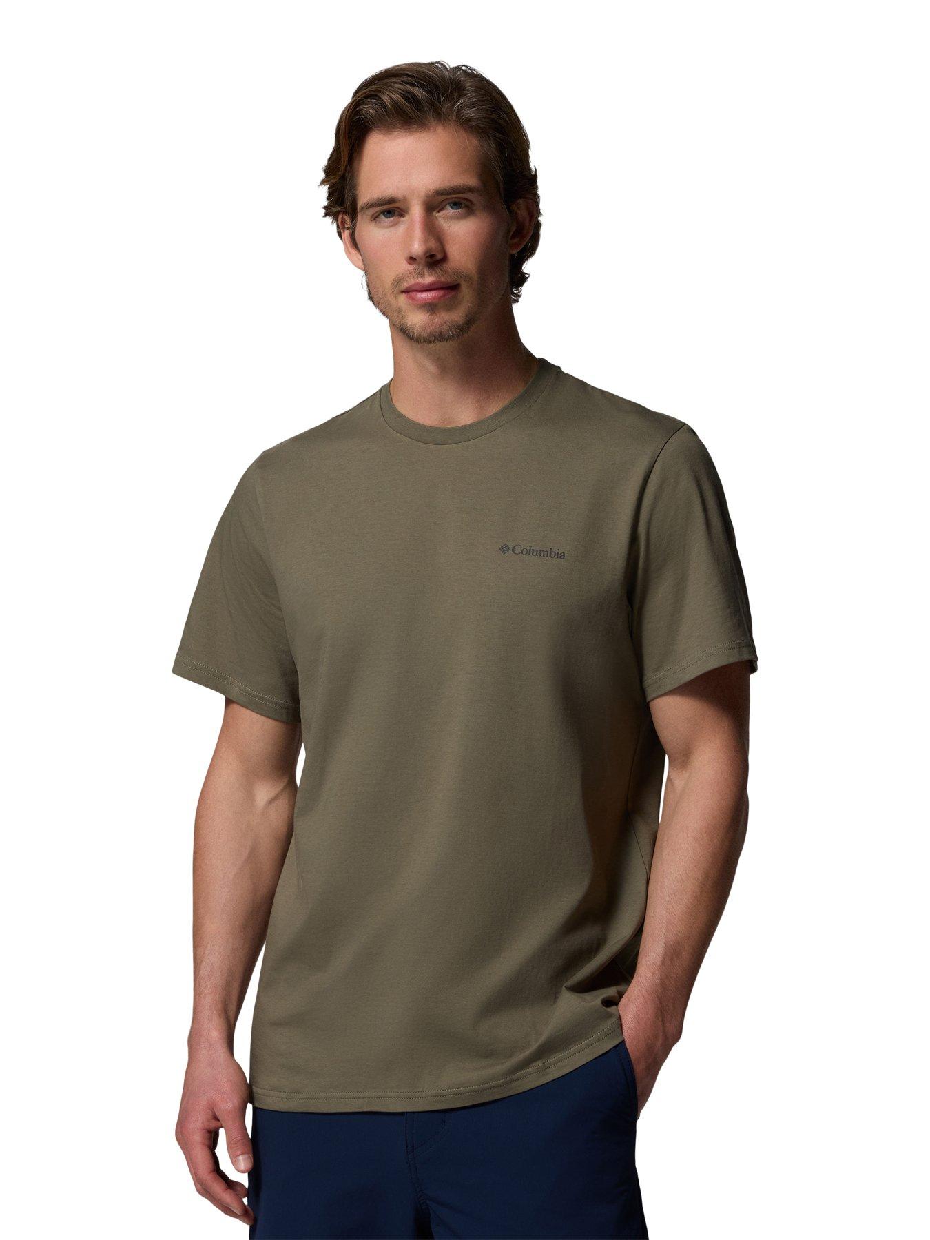  image of columbia-mens-csc-basic-tee-green