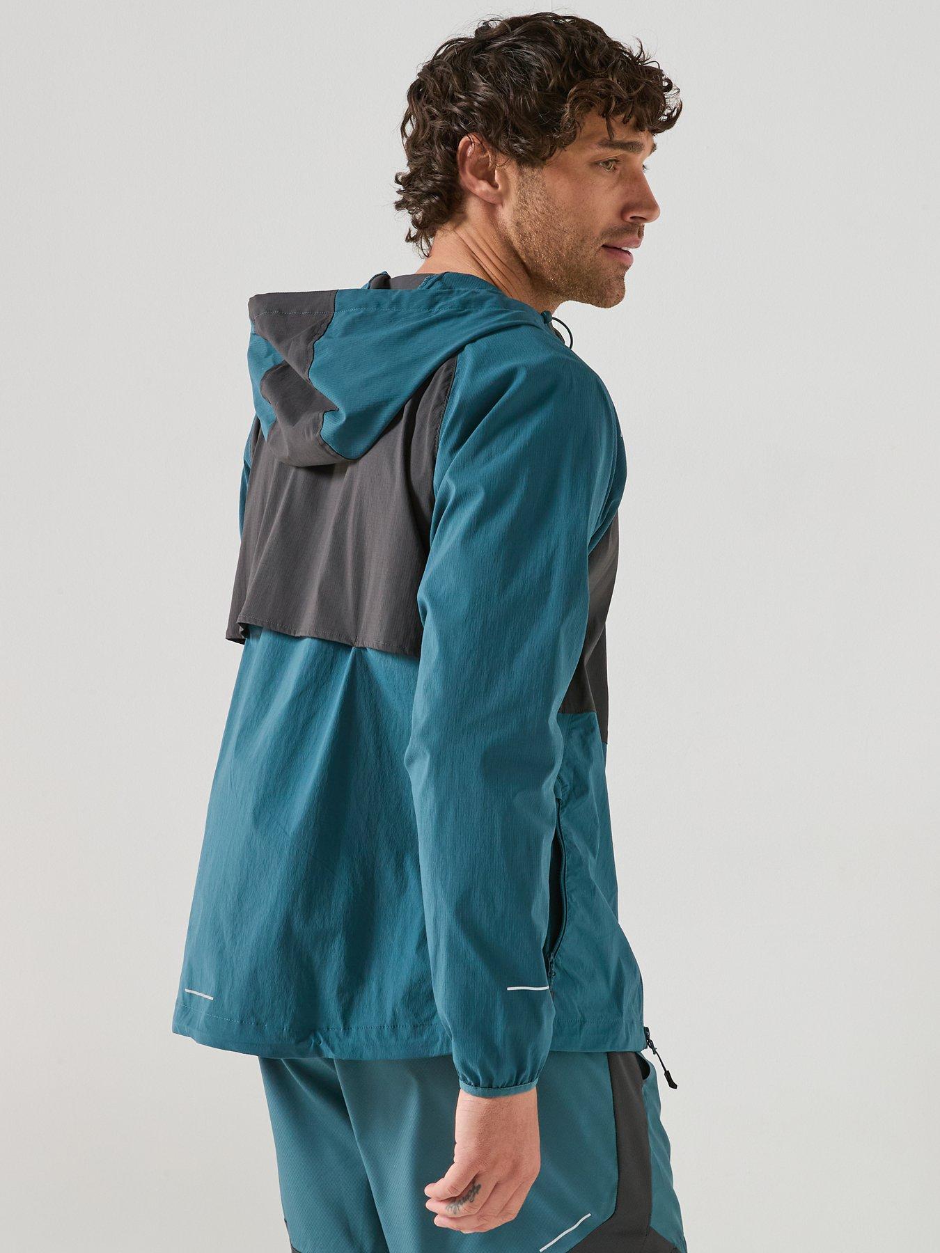 Image 2 of 6 of Columbia Mens Tech Ii Wind Full Zip Jacket - Blue
