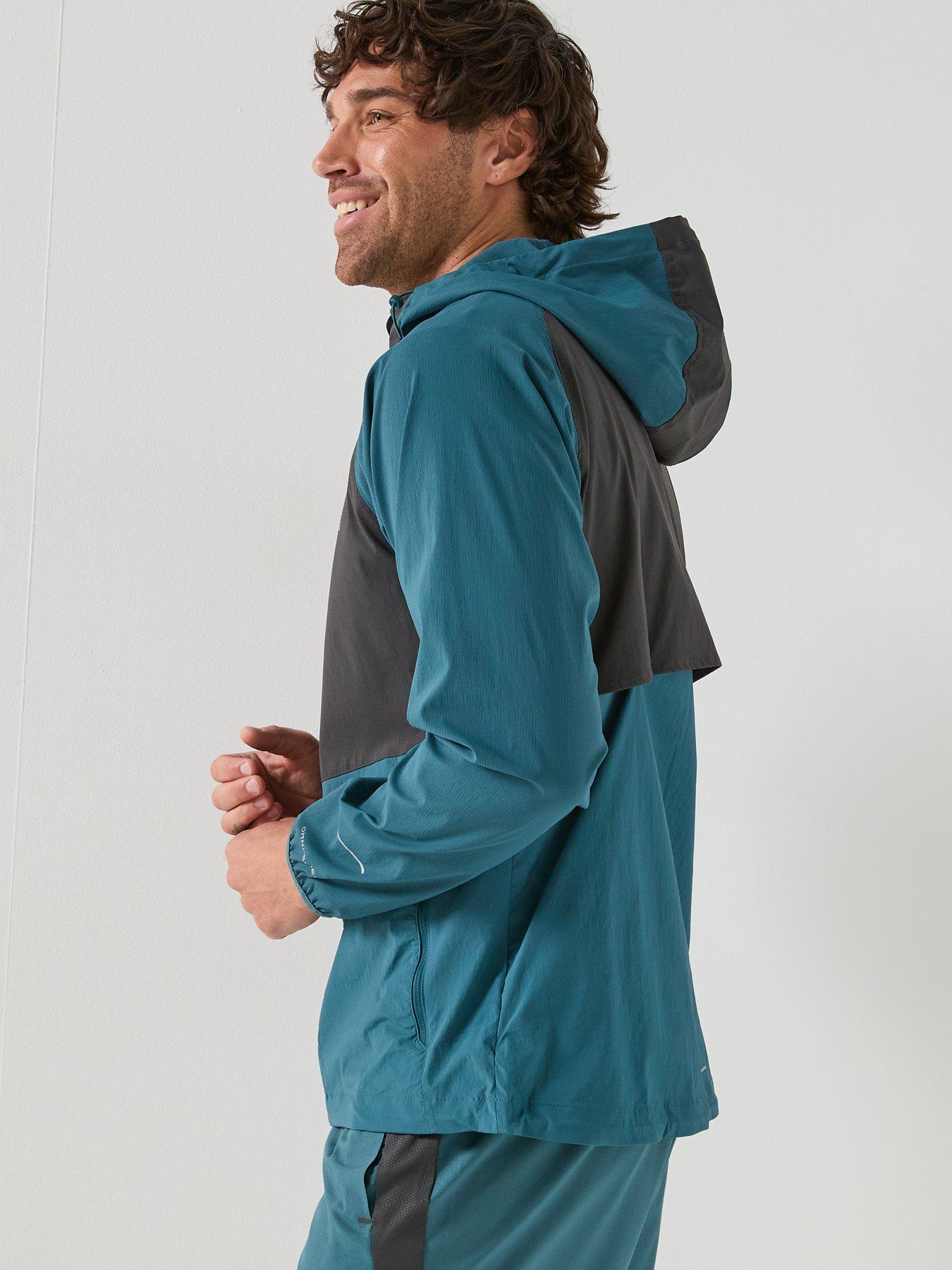 Image 6 of 6 of Columbia Mens Tech Ii Wind Full Zip Jacket - Blue