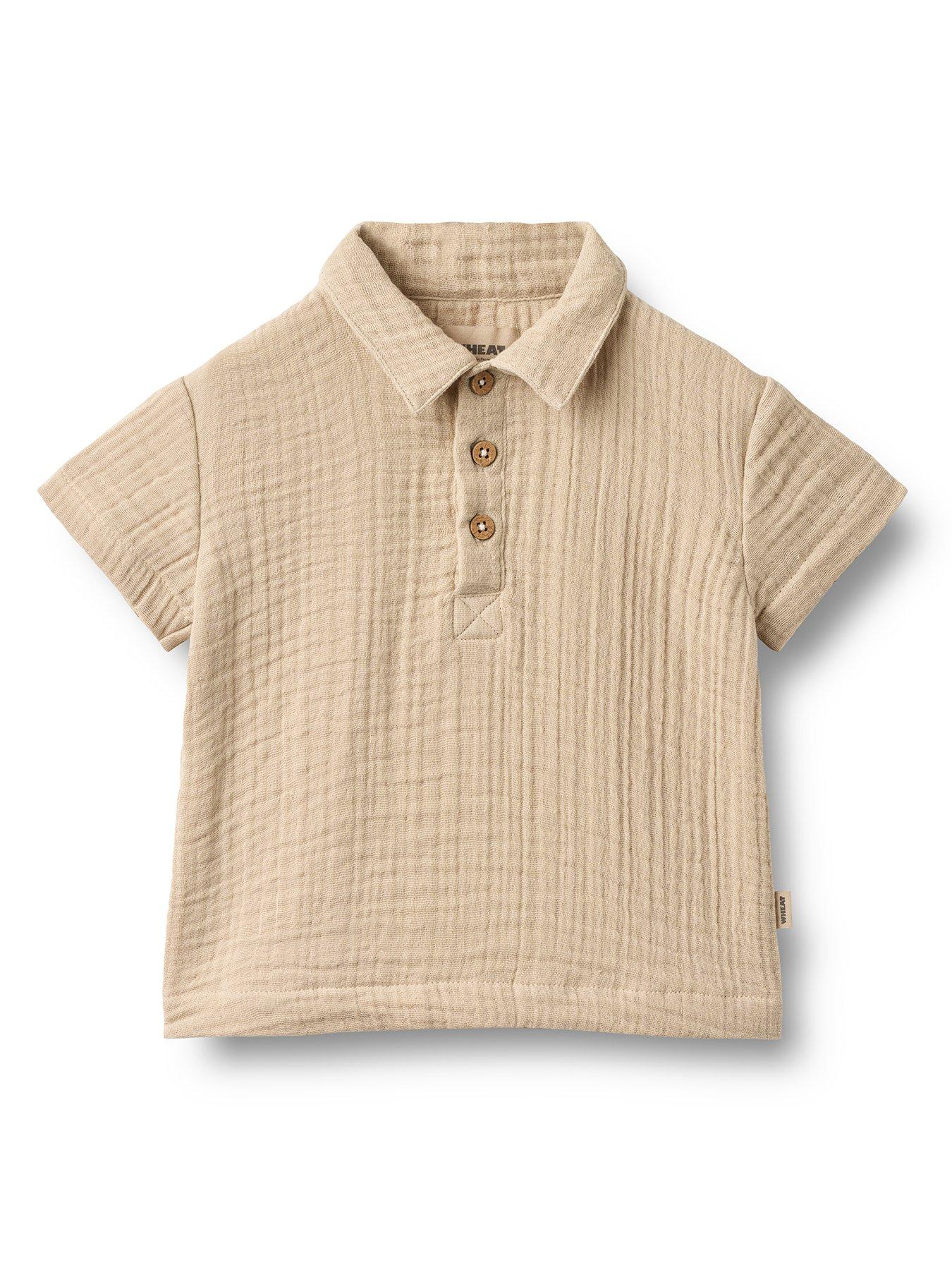 wheat-baby-boys-sibling-co-ord-short-sleeve-shirt-beige