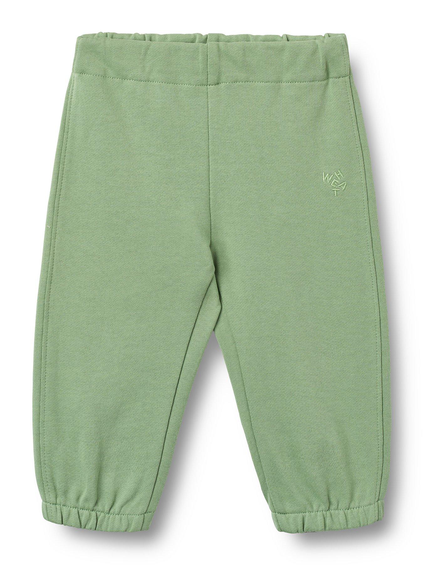 Image 1 of 3 of Wheat Baby Boys Co-ord Joggers - Green