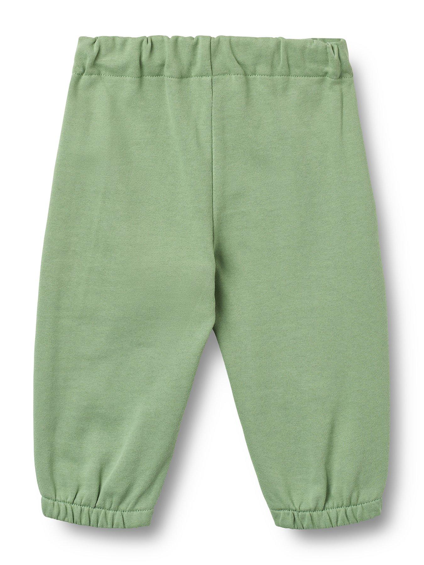 Image 2 of 3 of Wheat Baby Boys Co-ord Joggers - Green
