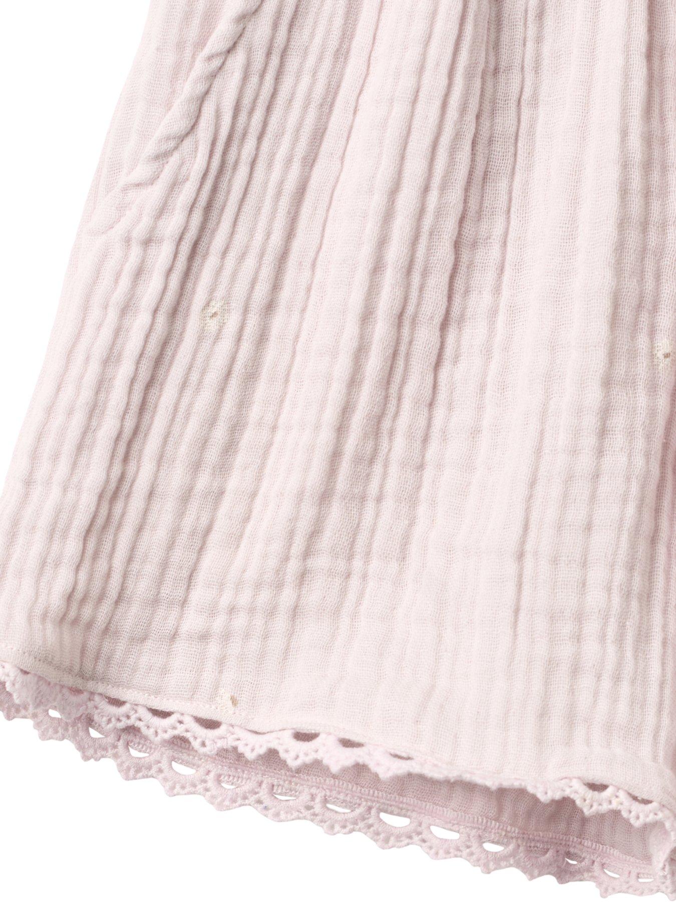 Image 4 of 5 of Wheat Girls Cheesecloth Co-ord Shorts - Purple - Purple